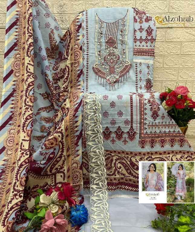 Alzohaib Aaida Vol 2 Cotton Pakistani Dress Material Wholesale Price ( 4 Pcs Catalogue )