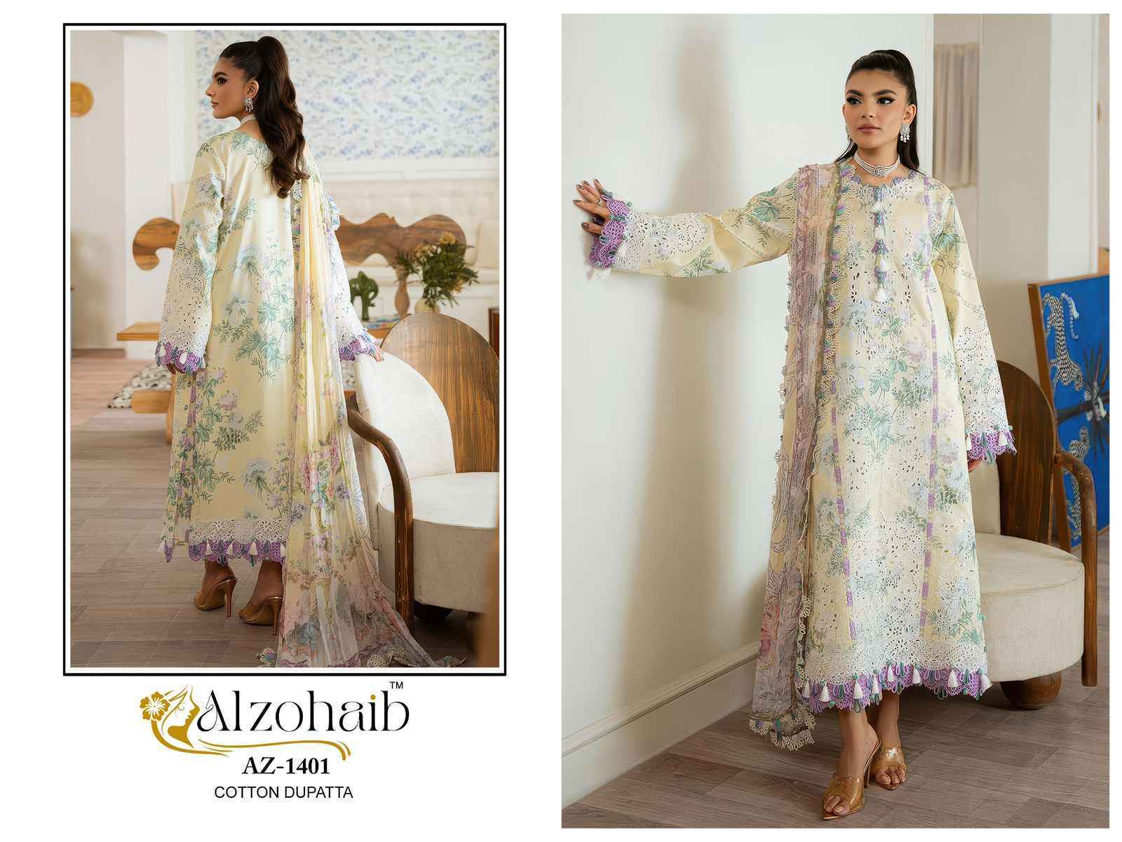 Alzohaib Riwayat Vol 1 Cotton Dress Material Surat Textile Market ( 5 pcs Catalogue )