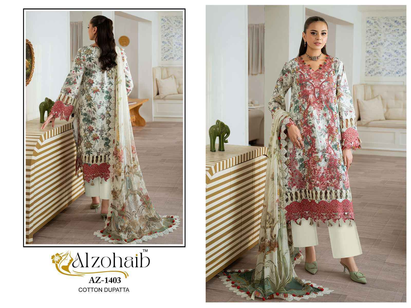 Alzohaib Riwayat Vol 1 Cotton Dress Material Surat Textile Market ( 5 pcs Catalogue )