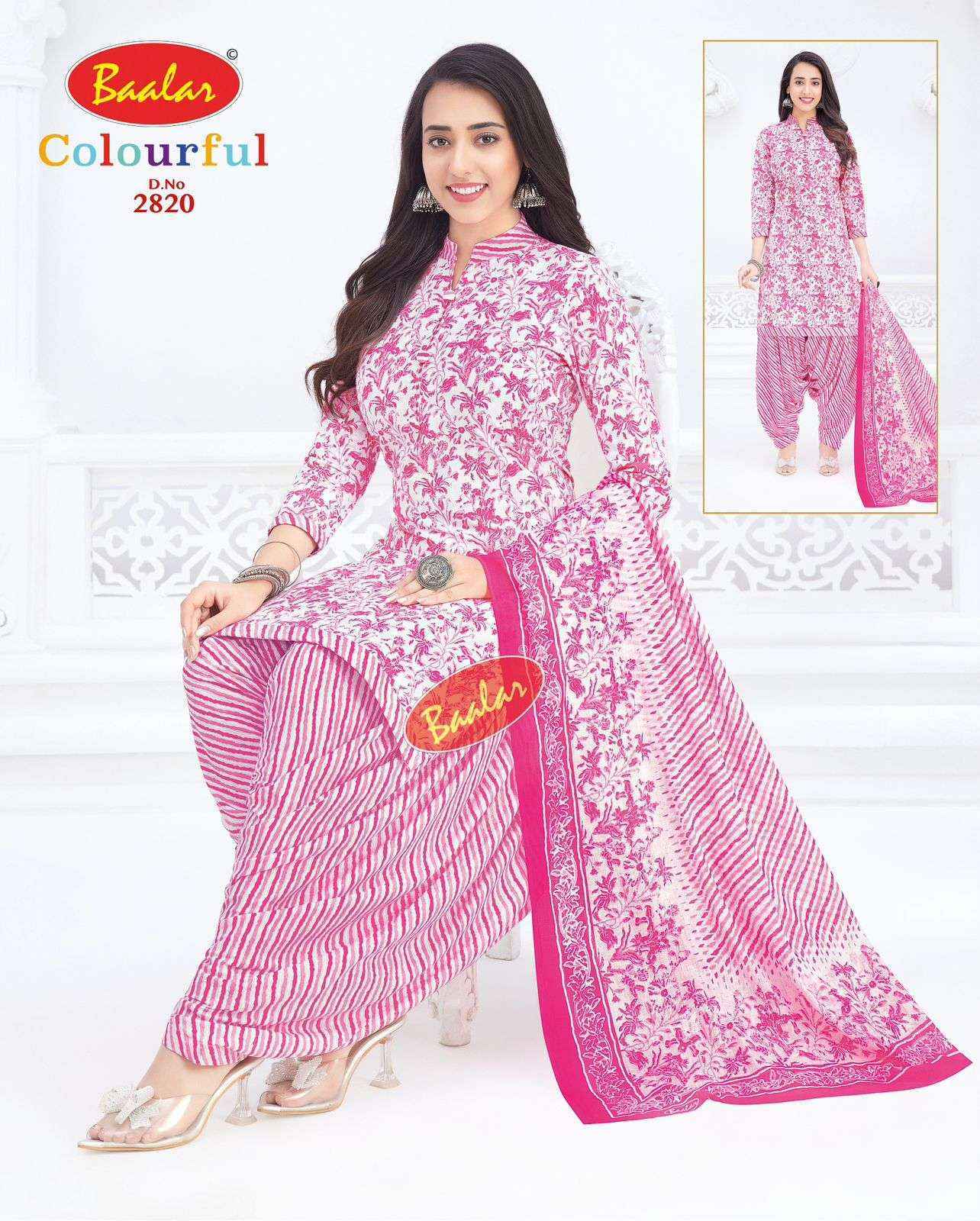 Baalar Colourful Vol 28 Cotton Dress Material Wholesale Market Price ( 36 pcs Catalogue )