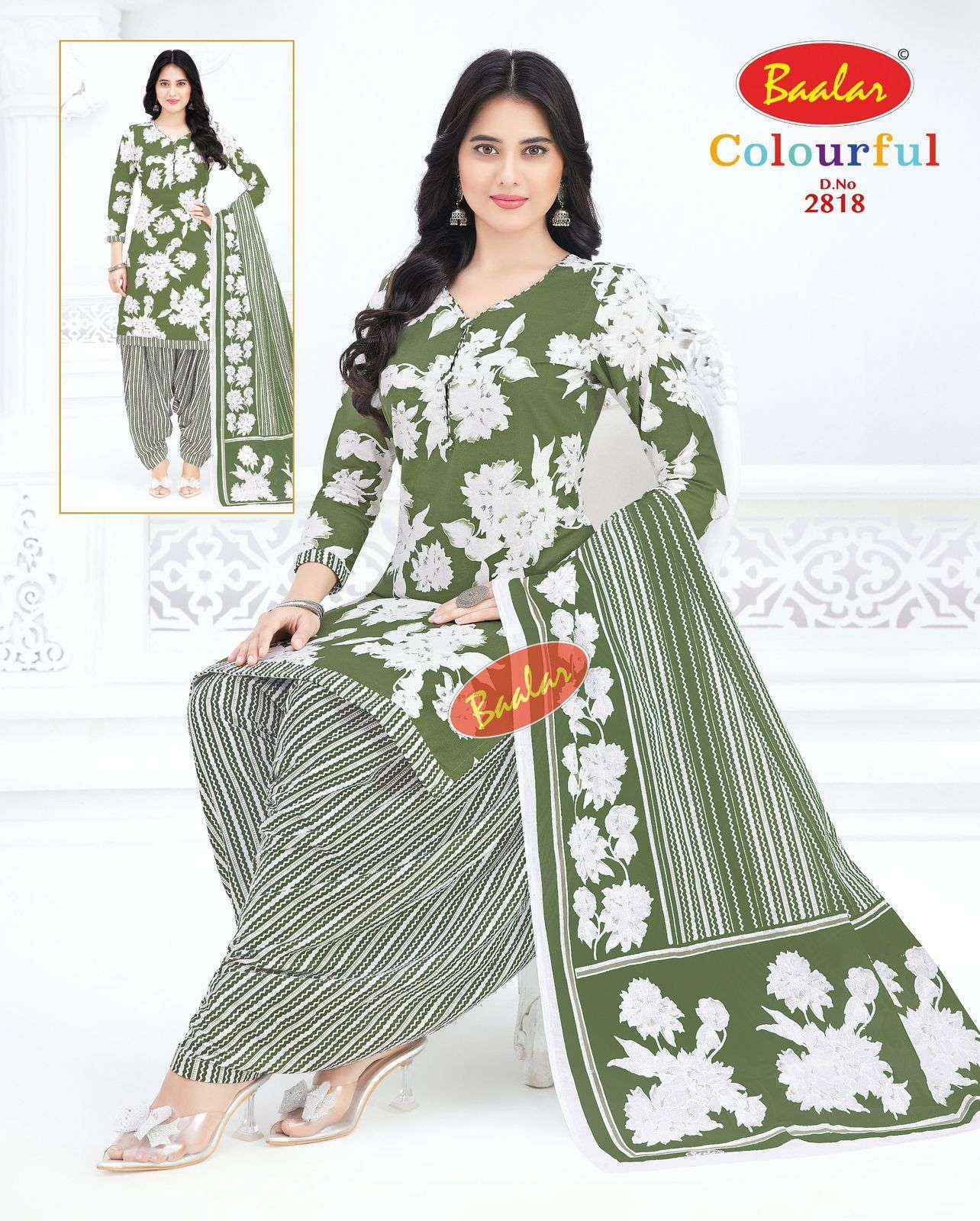 Baalar Colourful Vol 28 Cotton Dress Material Wholesale Market Price ( 36 pcs Catalogue )