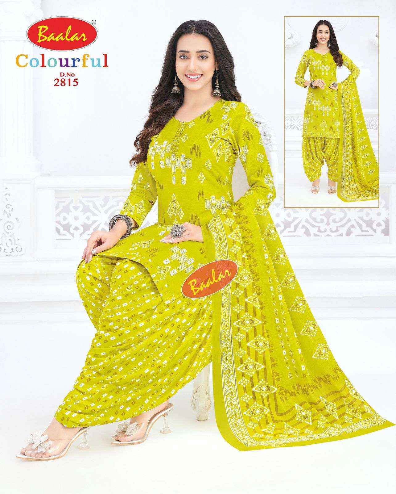 Baalar Colourful Vol 28 Cotton Dress Material Wholesale Market Price ( 36 pcs Catalogue )