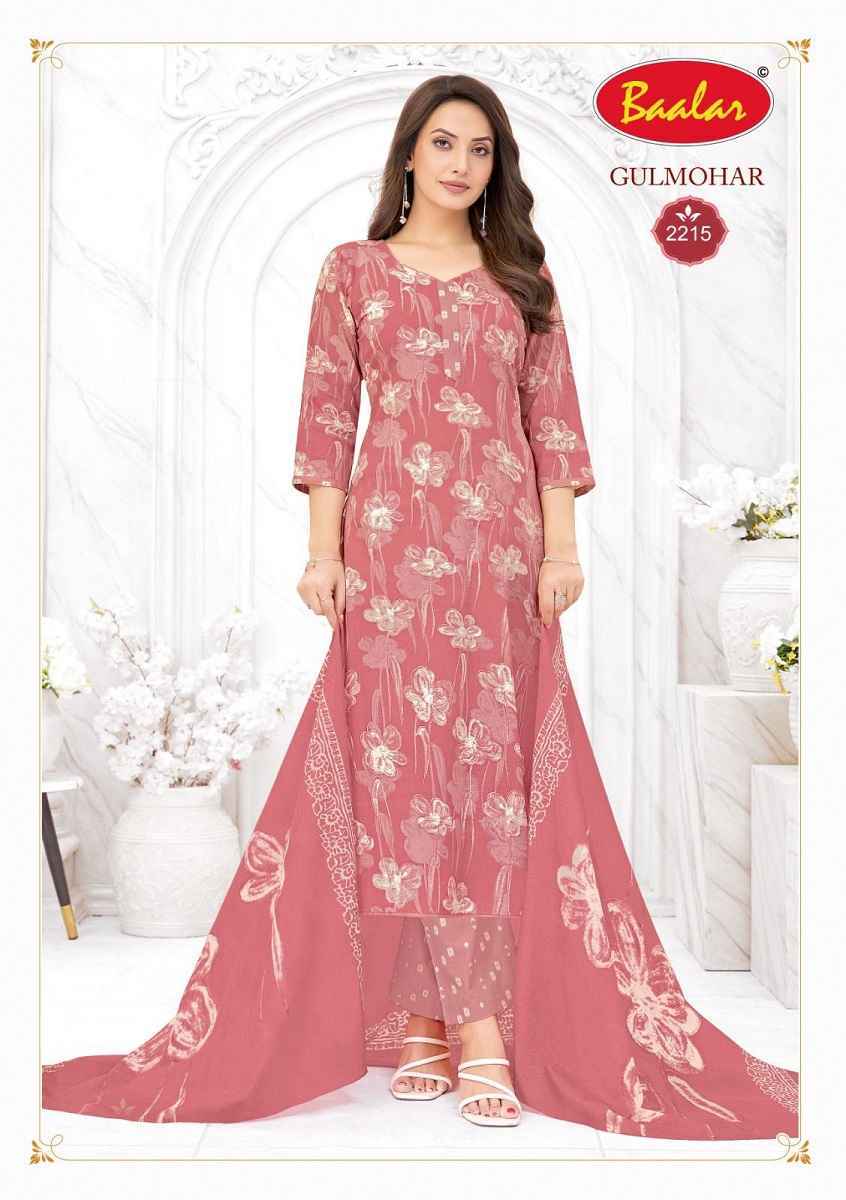 Baalar Gulmohar Vol 2 Cotton Salwar Kameez Wholesale Rate ( 12 Pcs Catalog )