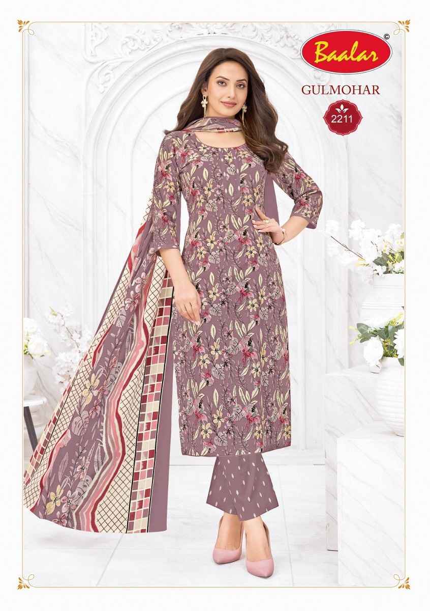 Baalar Gulmohar Vol 2 Cotton Salwar Kameez Wholesale Rate ( 12 Pcs Catalog )