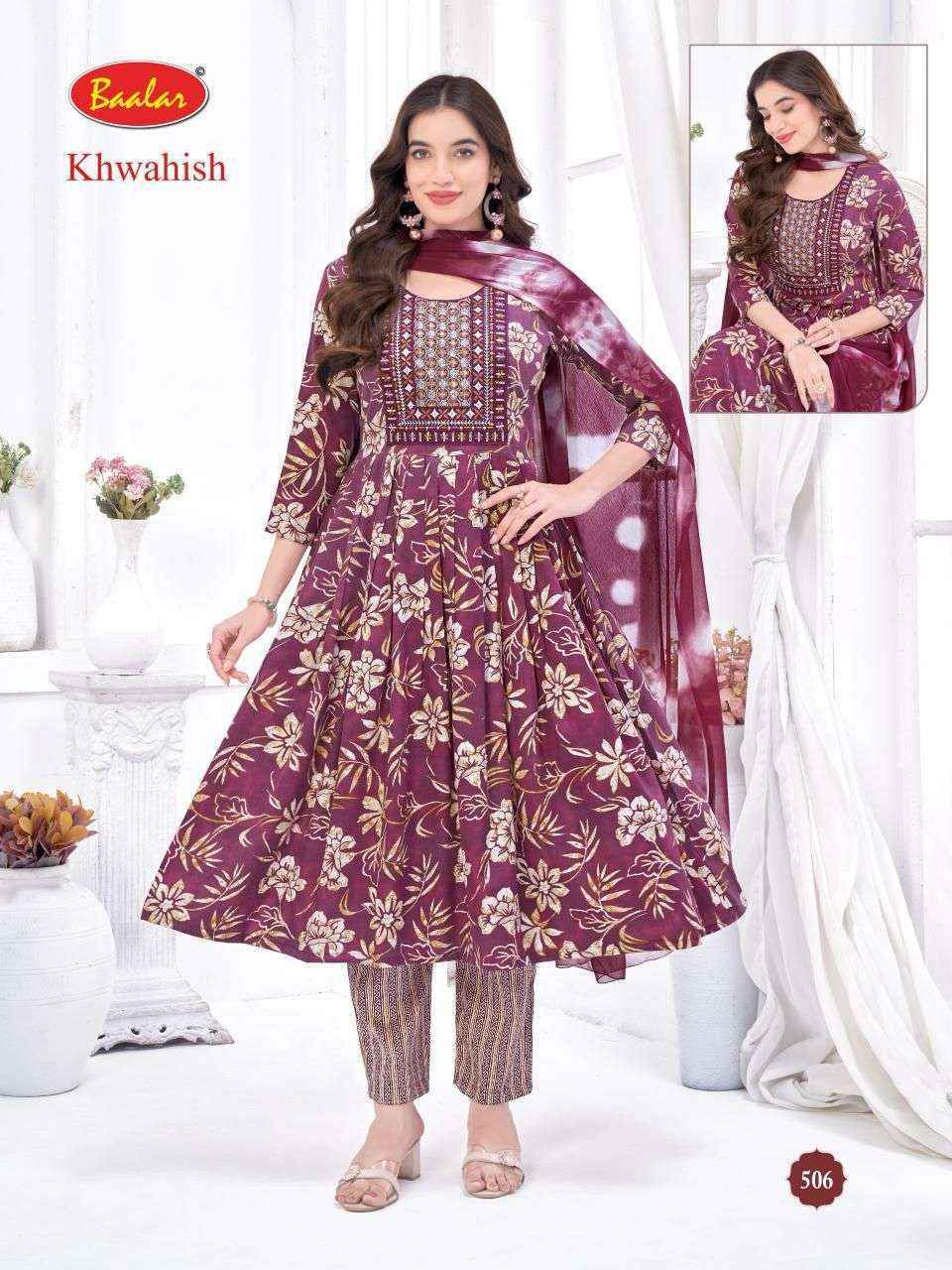 Baalar Khwahish Vol 3 Cotton Kurti Combo Wholesale Market Surat ( 8 pcs Catalogue )