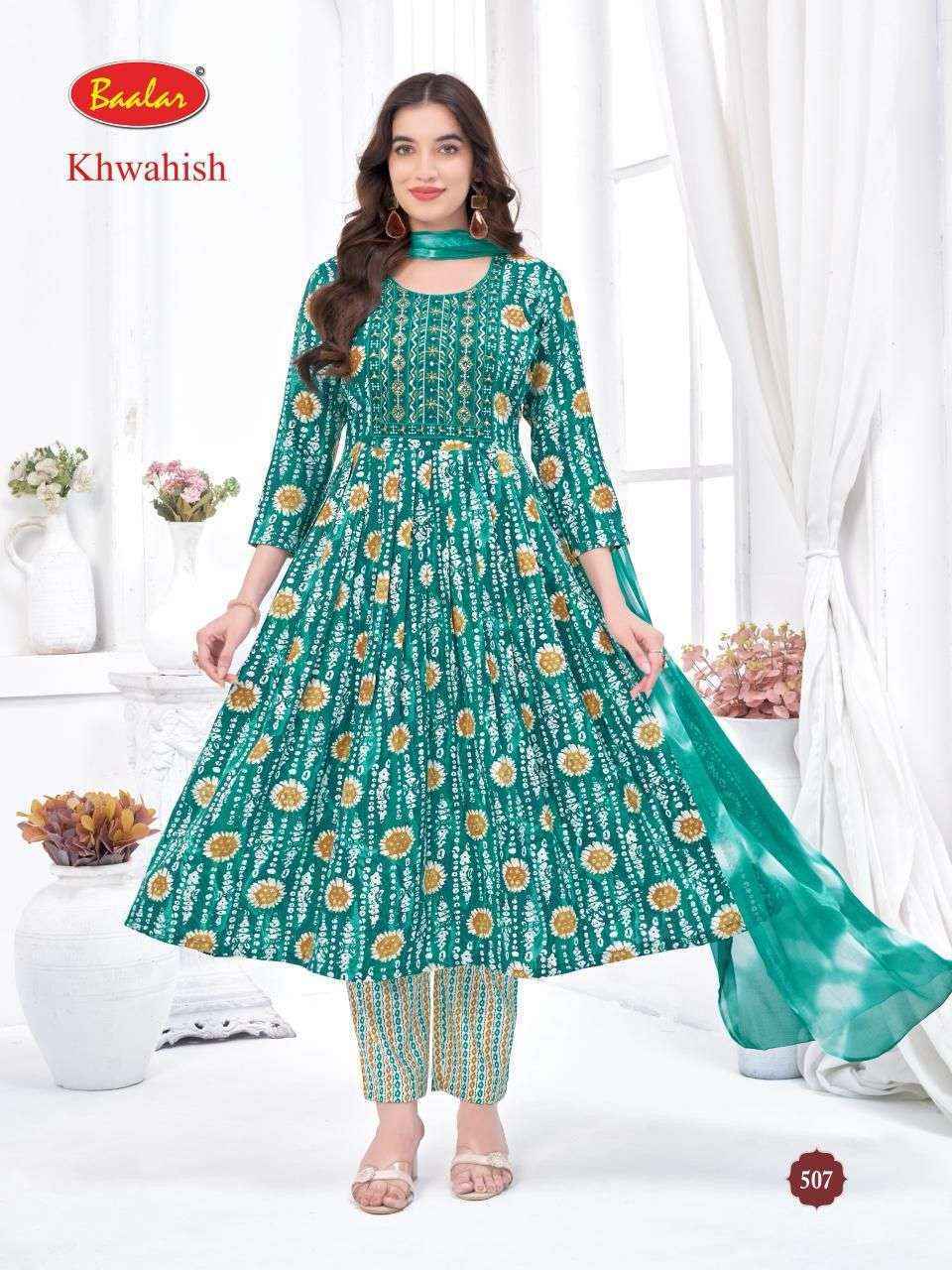 Baalar Khwahish Vol 3 Cotton Kurti Combo Wholesale Market Surat ( 8 pcs Catalogue )