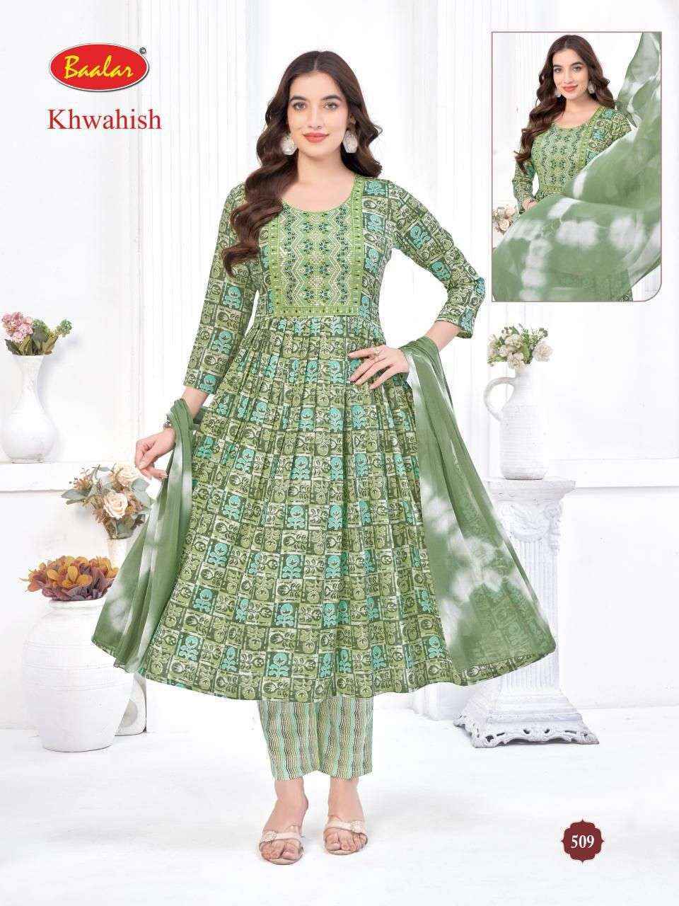 Baalar Khwahish Vol 3 Cotton Kurti Combo Wholesale Market Surat ( 8 pcs Catalogue )