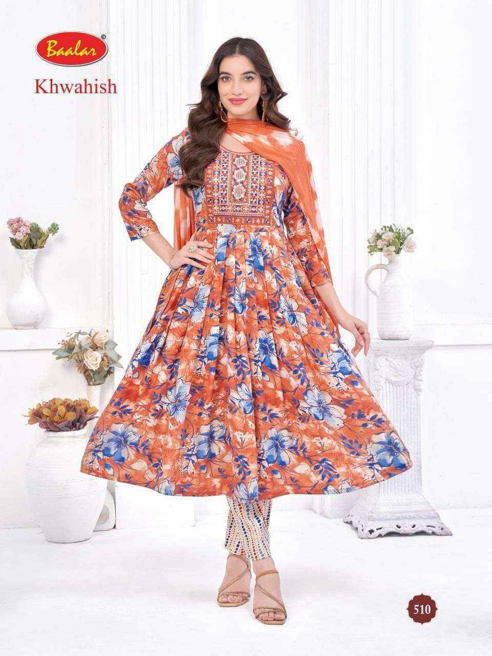 Baalar Khwahish Vol 3 Cotton Kurti Combo Wholesale Market Surat ( 8 pcs Catalogue )