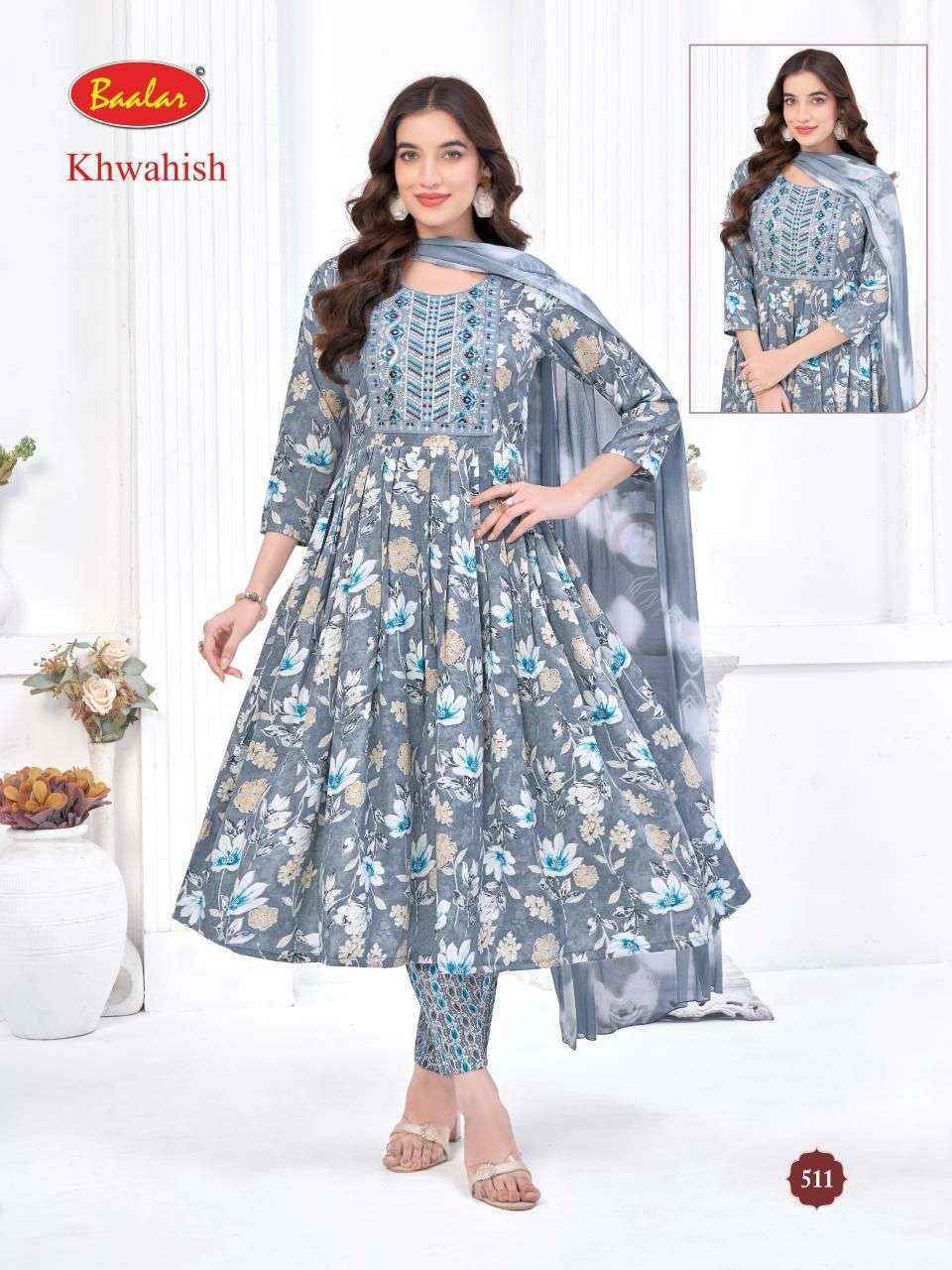 Baalar Khwahish Vol 3 Cotton Kurti Combo Wholesale Market Surat ( 8 pcs Catalogue )
