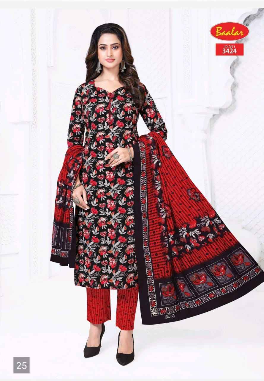 Baalar Zaara Patiyala Vol 34 pure Cotton Readymade suit Wholesale Price ( 18 pcs Catalogue )