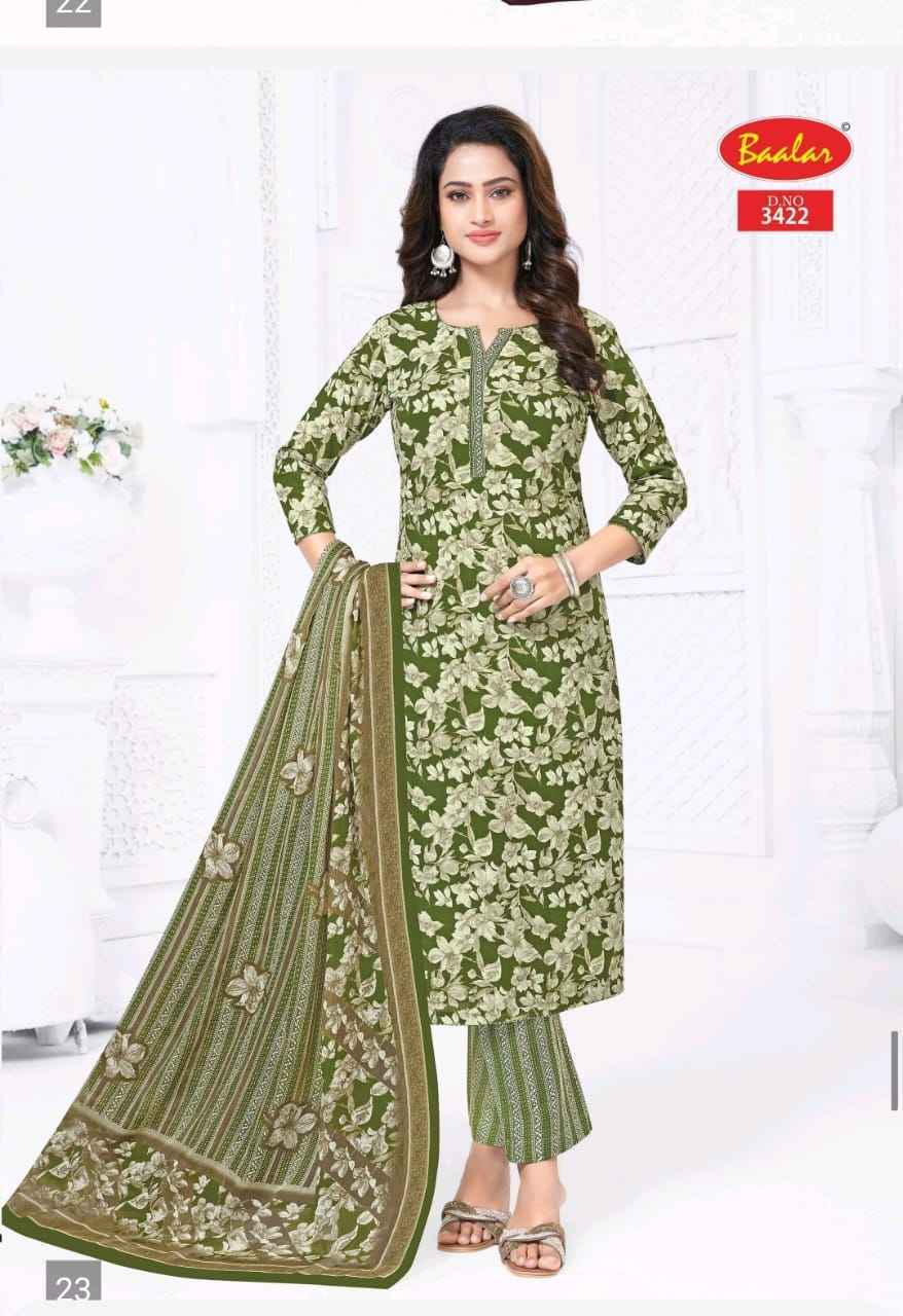 Baalar Zaara Patiyala Vol 34 pure Cotton Readymade suit Wholesale Price ( 18 pcs Catalogue )
