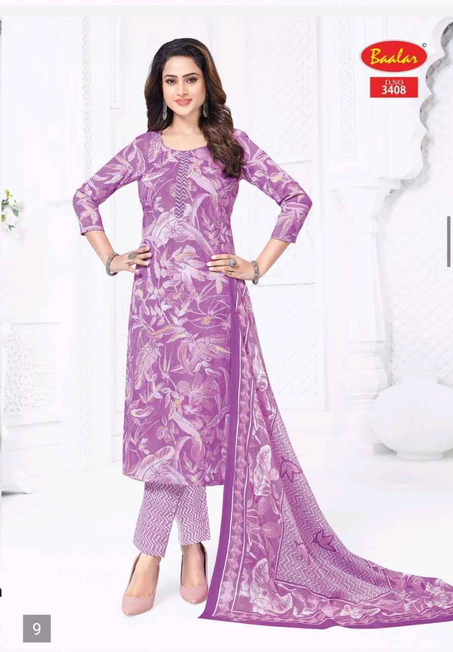 Baalar Zaara Patiyala Vol 34 pure Cotton Readymade suit Wholesale Price ( 18 pcs Catalogue )
