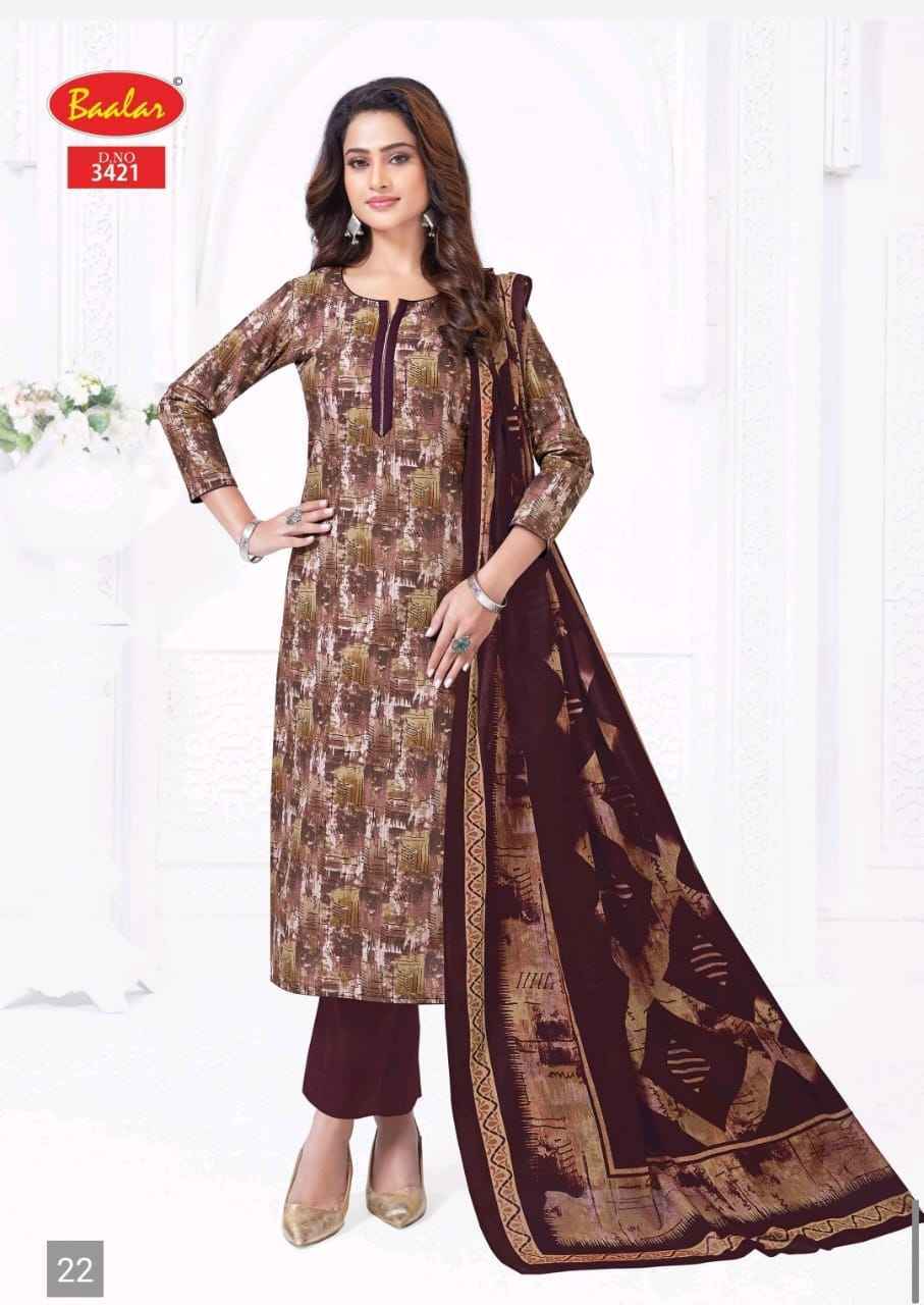 Baalar Zaara Patiyala Vol 34 pure Cotton Readymade suit Wholesale Price ( 18 pcs Catalogue )