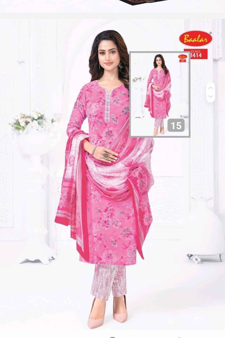 Baalar Zaara Patiyala Vol 34 pure Cotton Readymade suit Wholesale Price ( 18 pcs Catalogue )