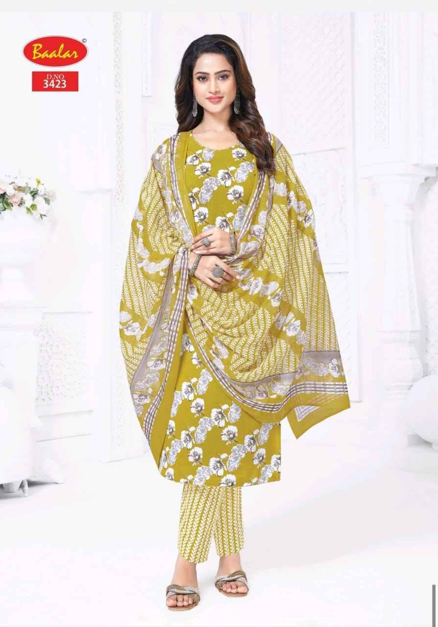 Baalar Zaara Patiyala Vol 34 pure Cotton Readymade suit Wholesale Price ( 18 pcs Catalogue )