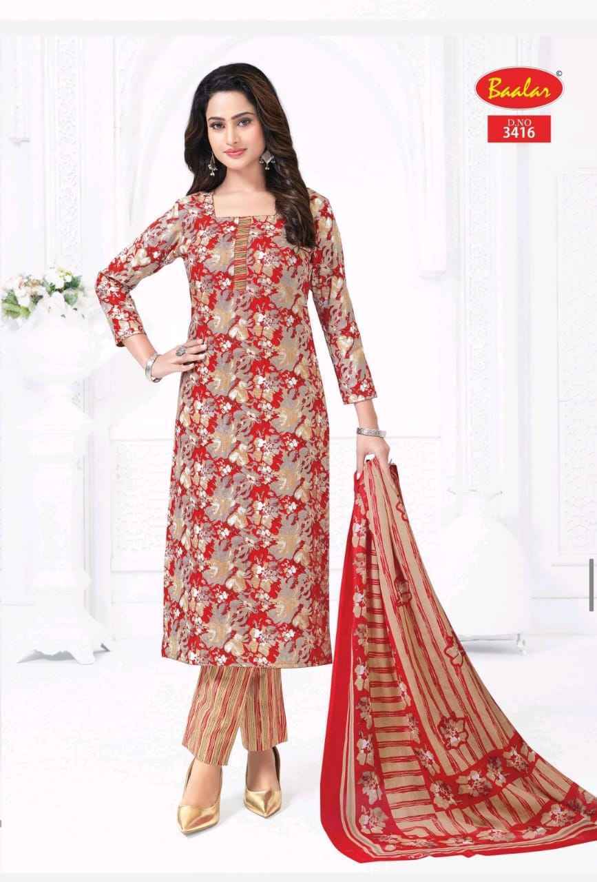 Baalar Zaara Patiyala Vol 34 pure Cotton Readymade suit Wholesale Price ( 18 pcs Catalogue )