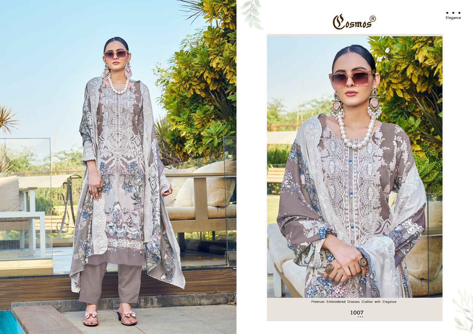 Cosmos Needle Wonder Winter Collection Vol 1 Rayon Salwar Kameez Wholesale Rate ( 8 Pcs Catalog )