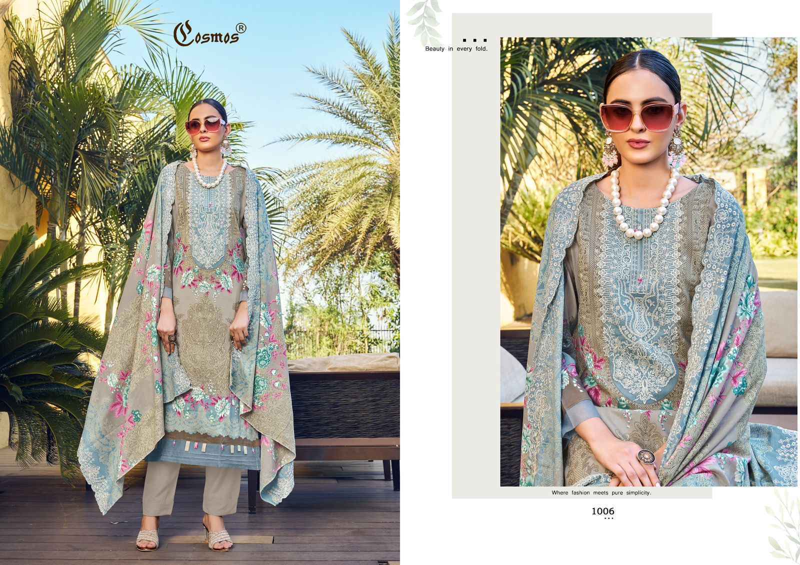 Cosmos Needle Wonder Winter Collection Vol 1 Rayon Salwar Kameez Wholesale Rate ( 8 Pcs Catalog )