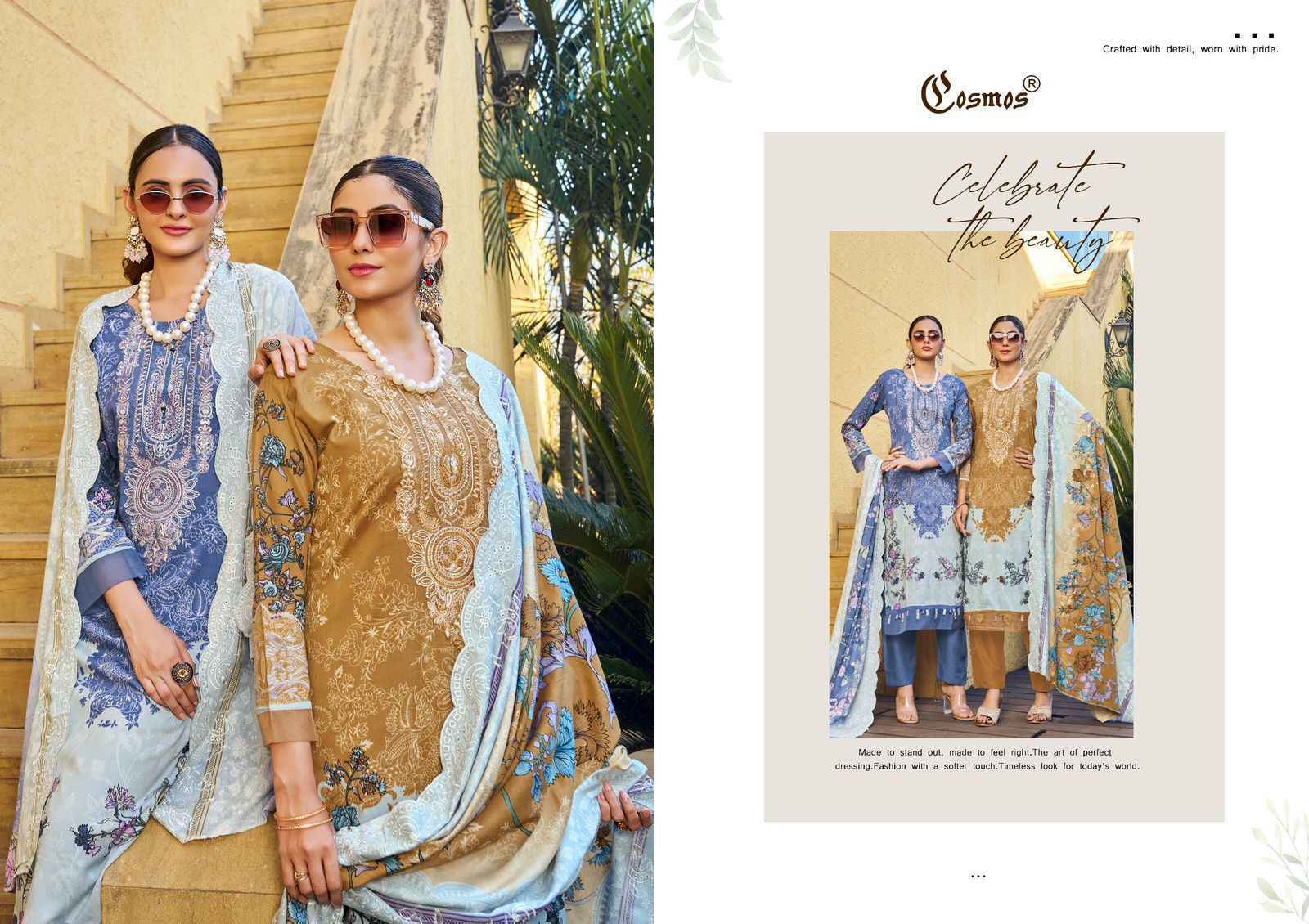 Cosmos Needle Wonder Winter Collection Vol 1 Rayon Salwar Kameez Wholesale Rate ( 8 Pcs Catalog )