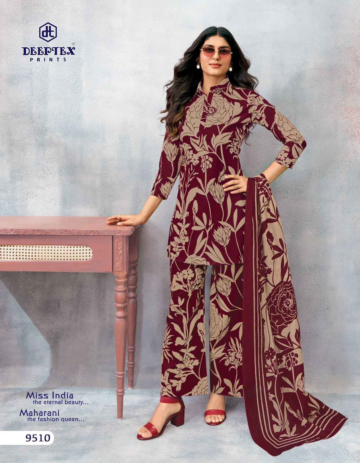 Deeptex Miss India Vol 95 Cotton Salwar Kameez Wholesale Rate ( 16 Pcs Catalog )