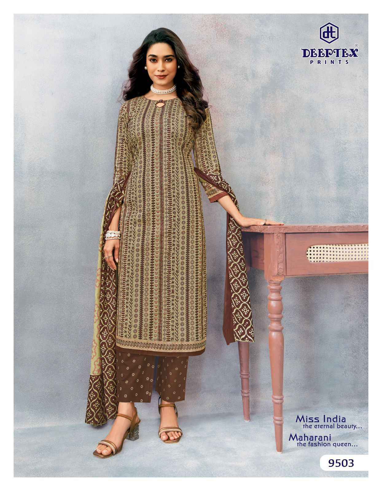 Deeptex Miss India Vol 95 Cotton Salwar Kameez Wholesale Rate ( 16 Pcs Catalog )