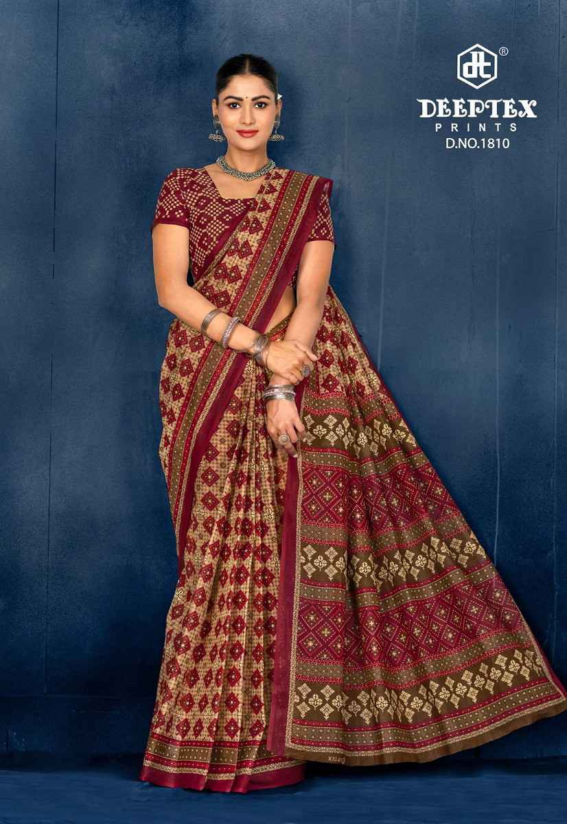 Deeptex Prime Time Vol 18 Cotton Printed Daily Wear Saree ( 10 Pcs Catalogue )