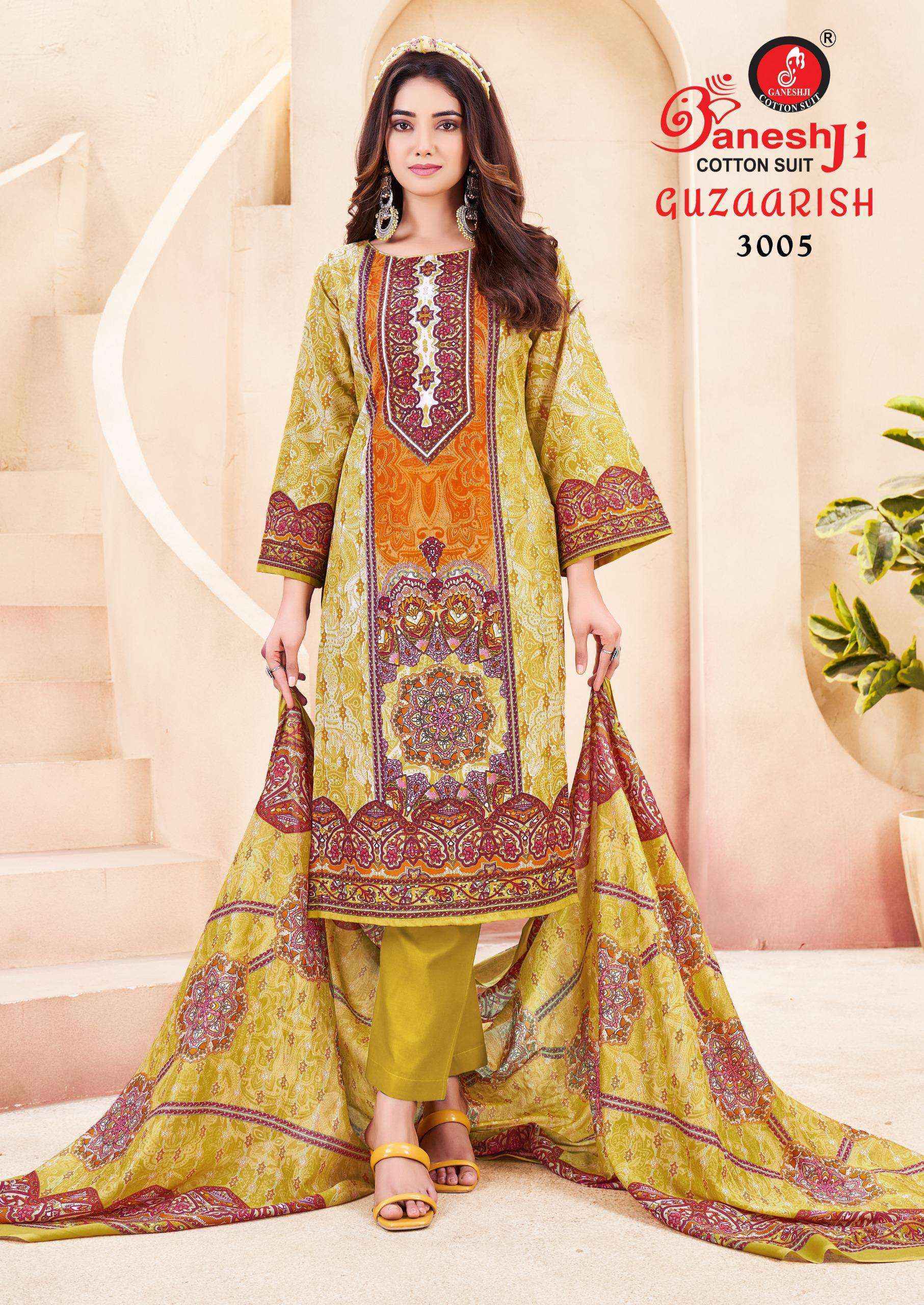 Ganesh Ji Guzaarish Vol 3 Soft Cotton Salwar Kameez Wholesale Rate ( 8 Pcs Catalog )