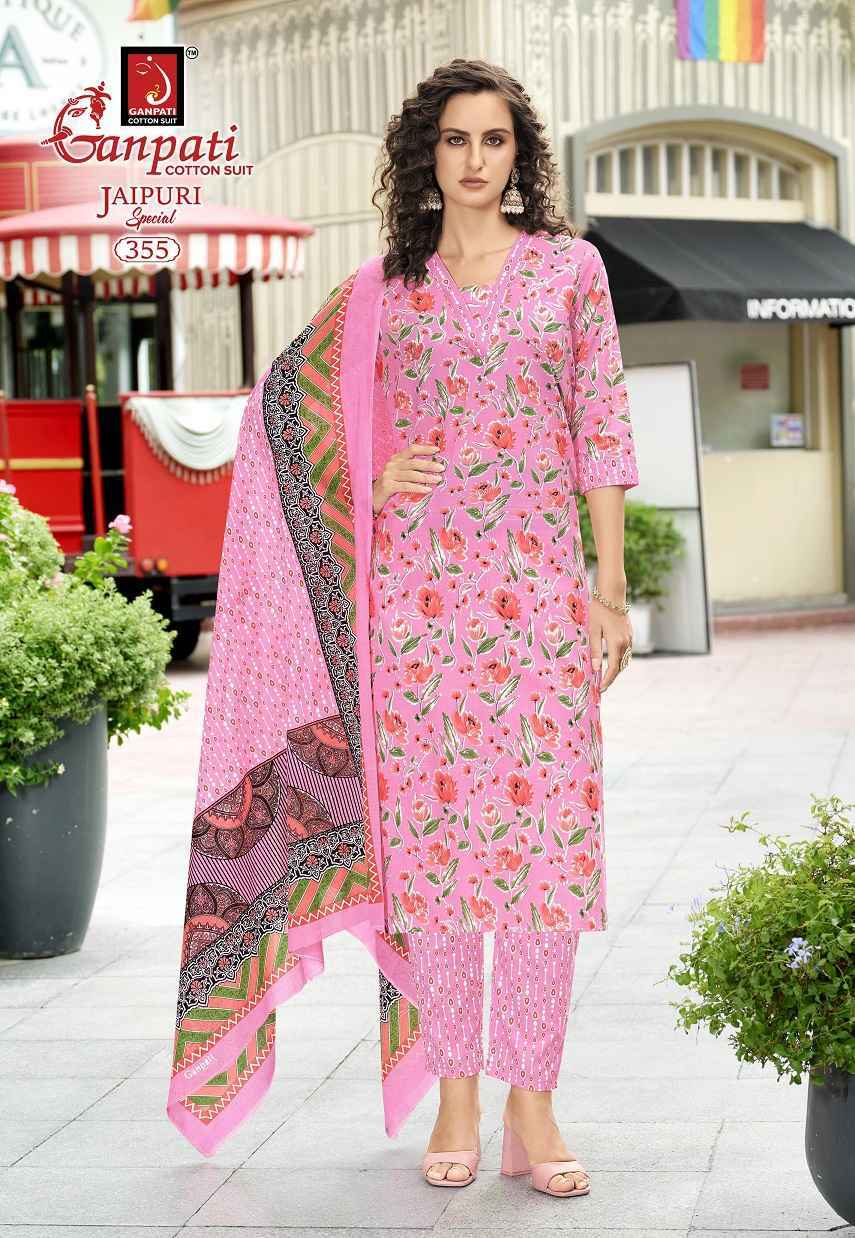 Ganpati Jaipuri Special Pant Vol 17 Readymade Cotton Dress Wholesale Rate ( 15 Pcs Catalog )