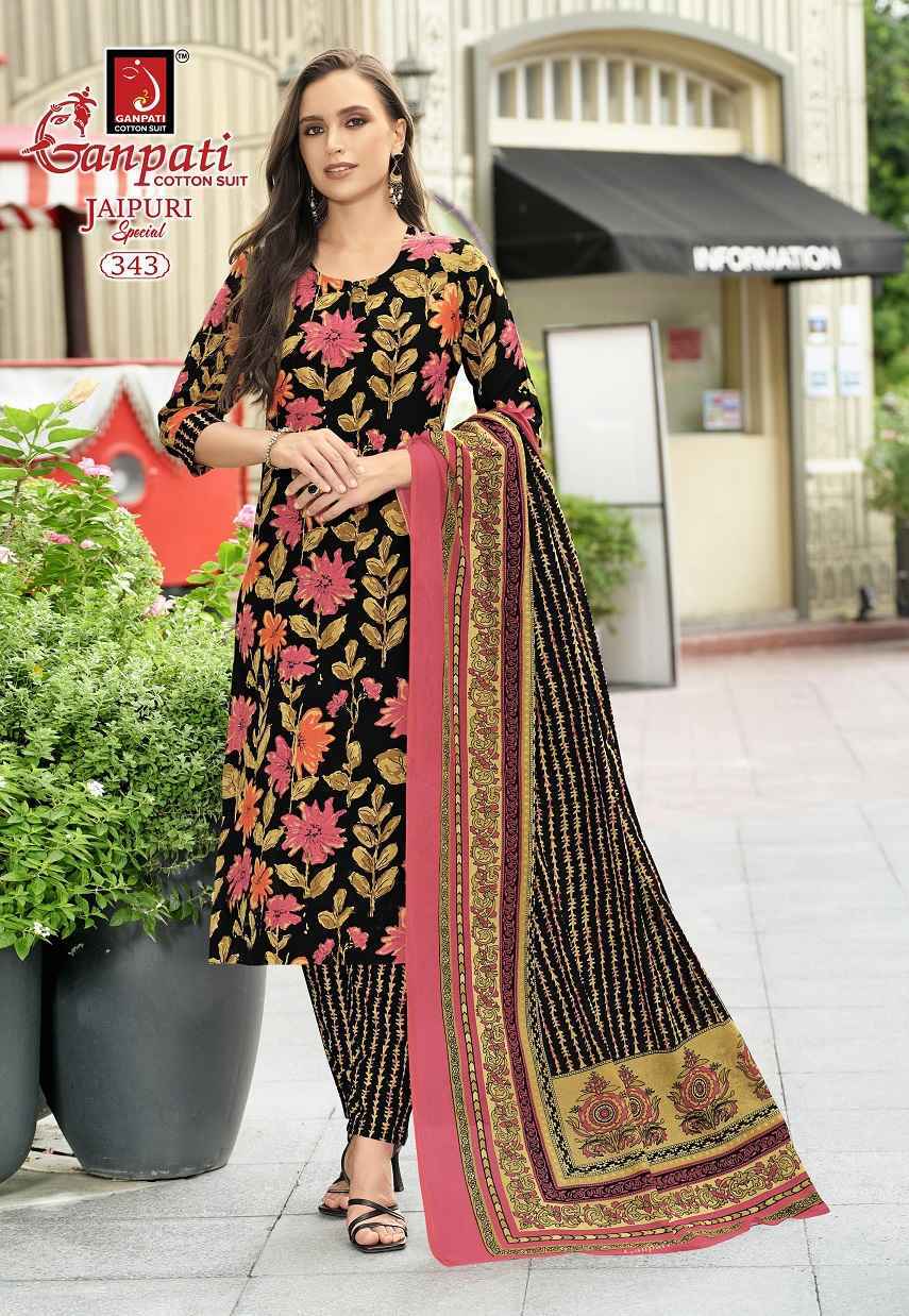 Ganpati Jaipuri Special Pant Vol 17 Readymade Cotton Dress Wholesale Rate ( 15 Pcs Catalog )