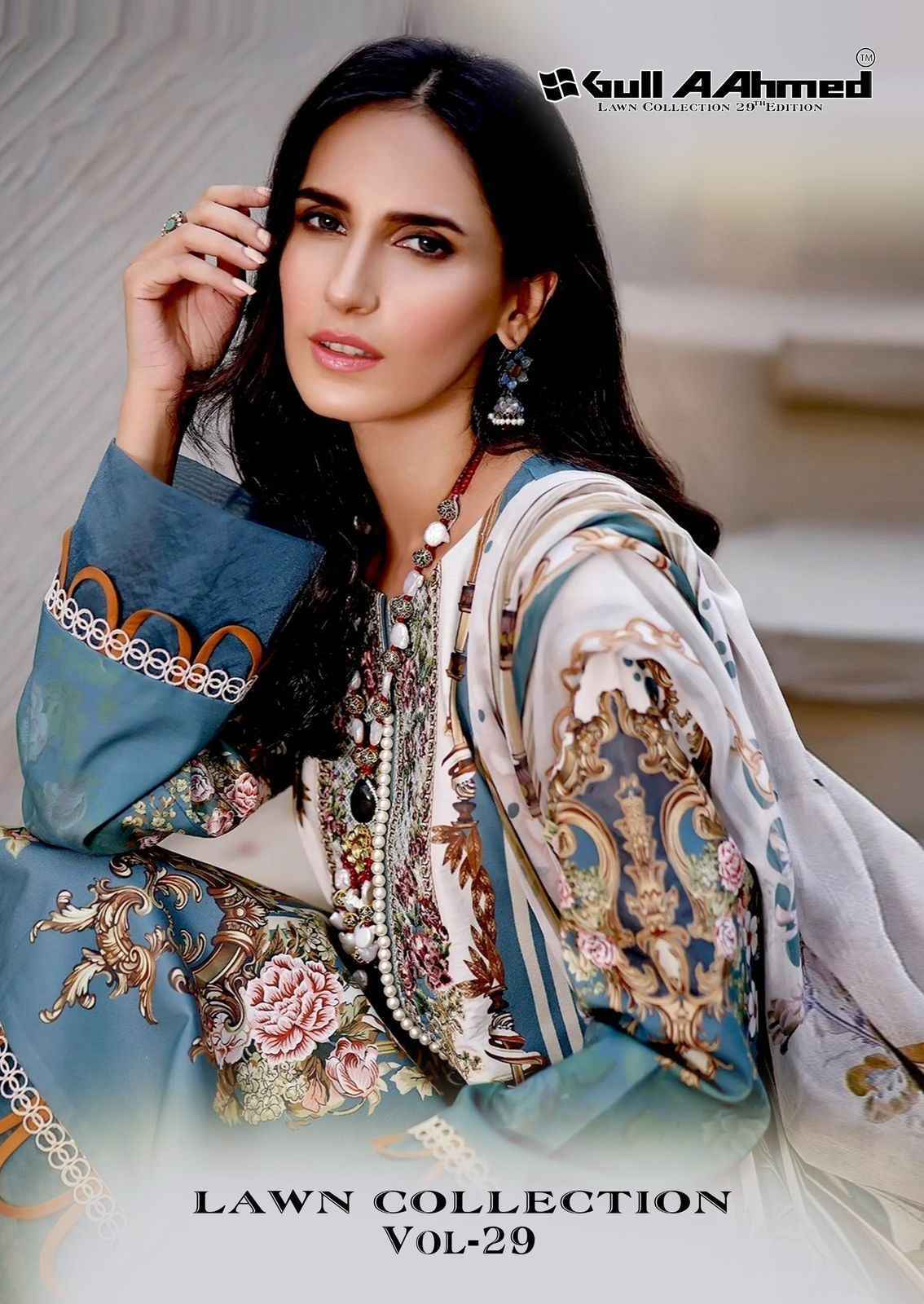 Gull Ahmed Lawn Collection Vol 29 Lawn Cotton Dress Material ( 6 Pc Catalouge )