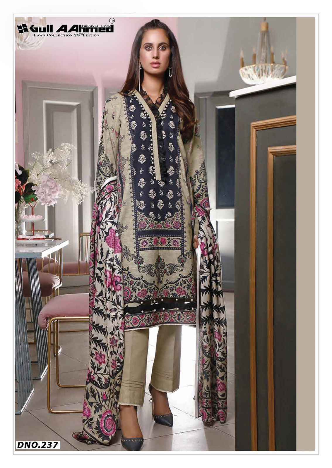 Gull Ahmed Lawn Collection Vol 29 Lawn Cotton Dress Material ( 6 Pc Catalouge )