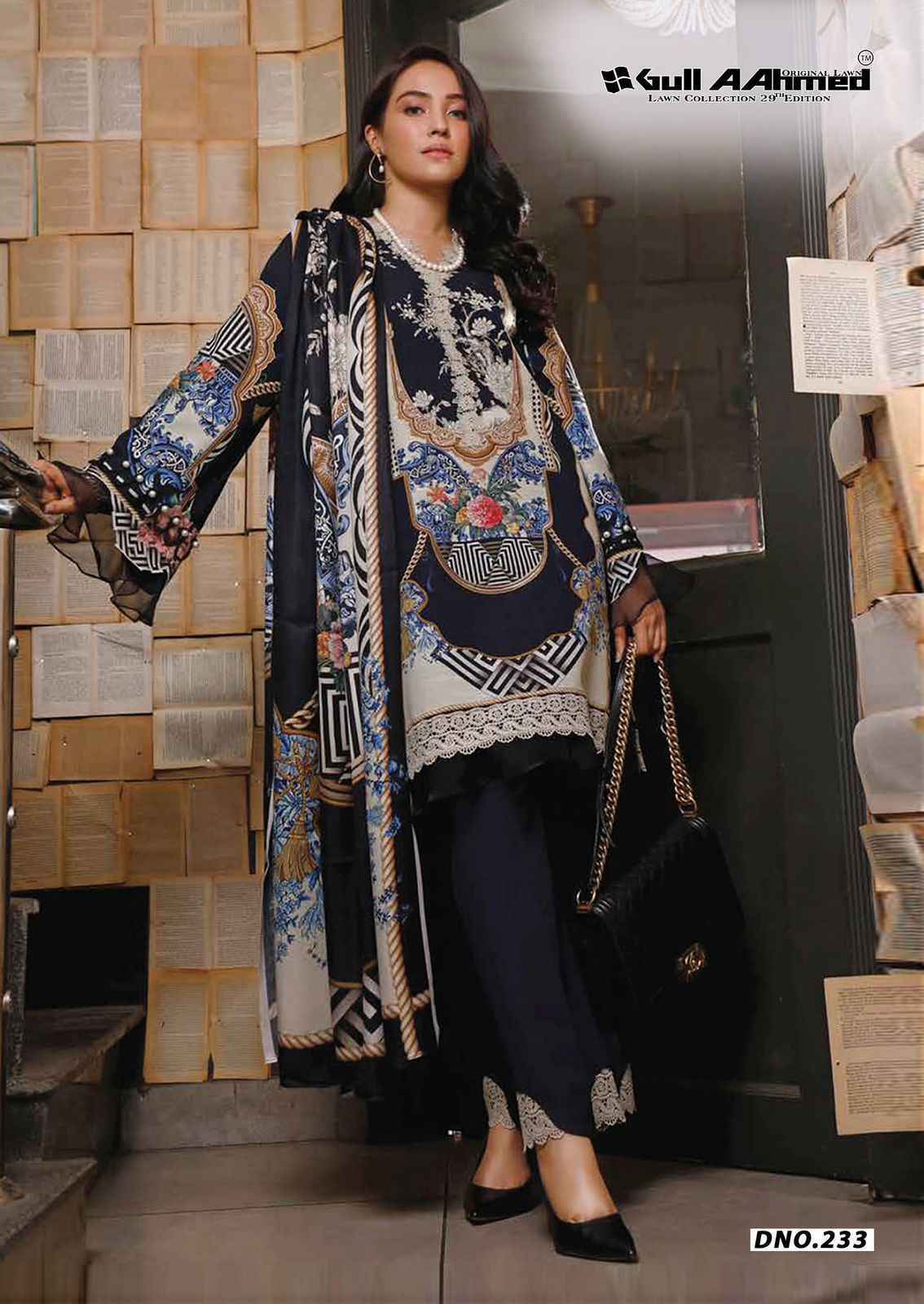 Gull Ahmed Lawn Collection Vol 29 Lawn Cotton Dress Material ( 6 Pc Catalouge )