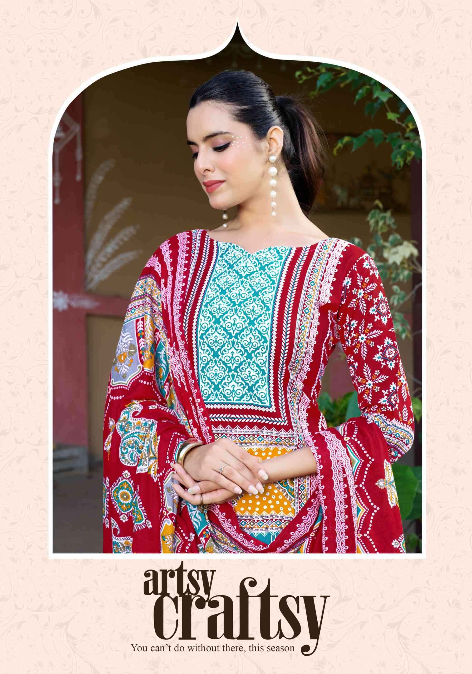 Harshit Mahroosh Edition 3 Designer Printed Rayon Salwar Kameez Wholesale Rate ( 6 Pcs Catalog )
