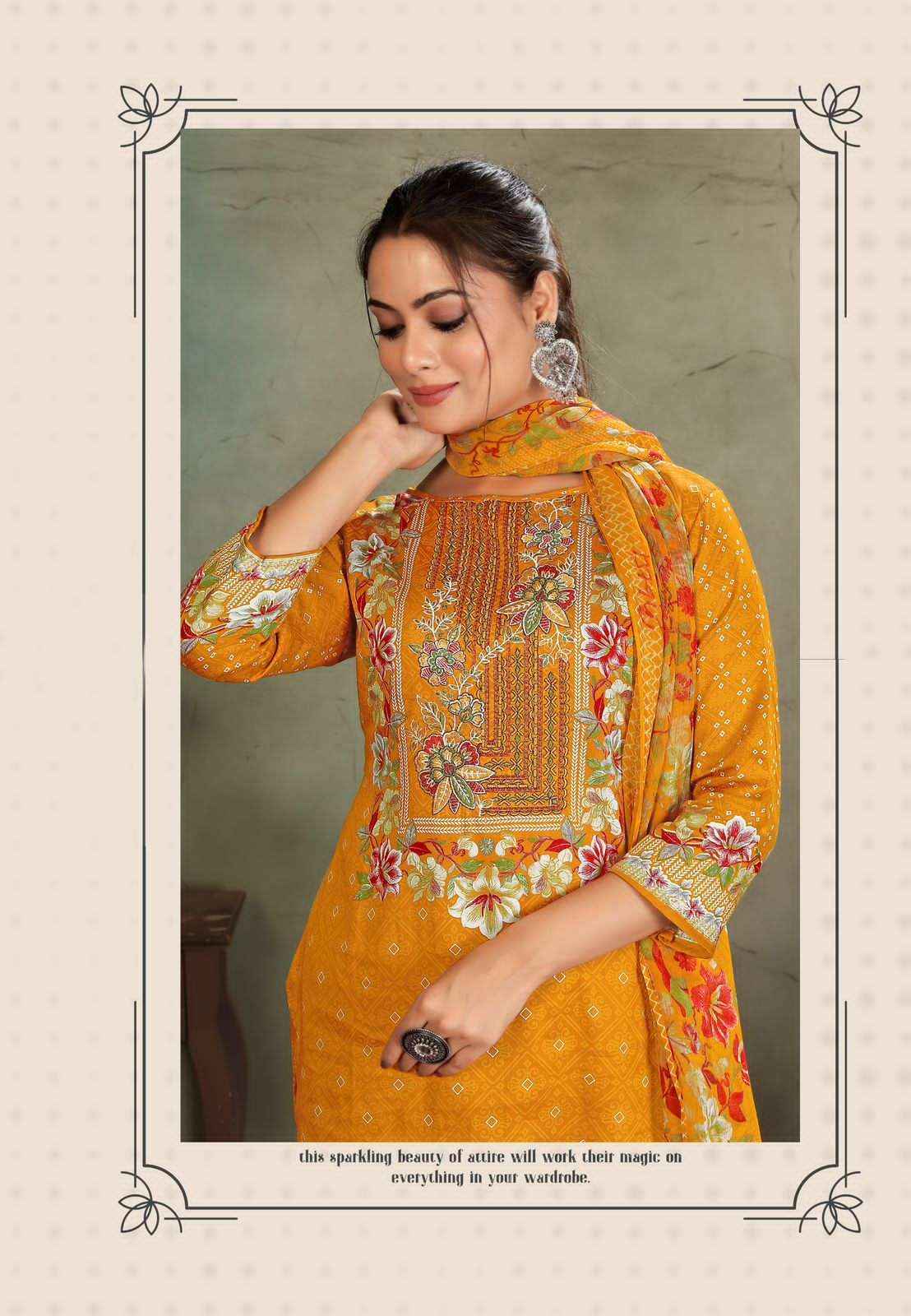 Harshit Sweet Girl Designer Print Fancy Ladies Salwar Suit Wholesale Rate ( 4 Pcs Catalog )