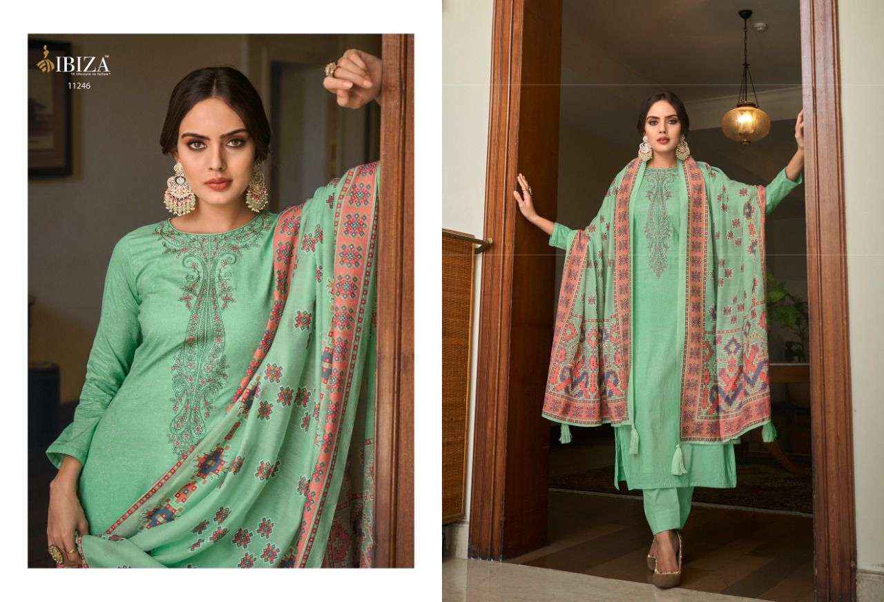 Ibiza Rang E Haya Pure Cotton Digital Printed Salwar Suit Wholesale Rate ( 8 Pcs Catalog )