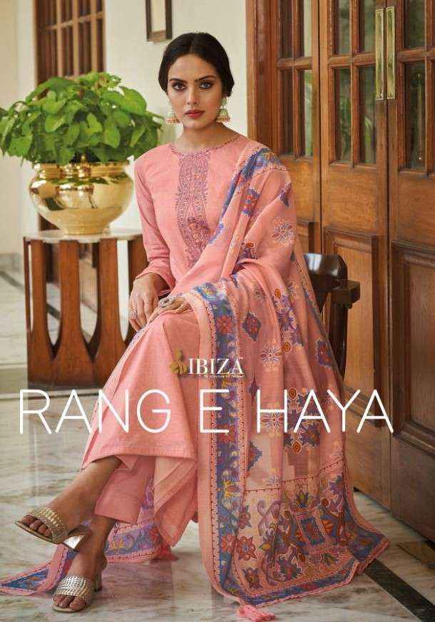 Ibiza Rang E Haya Pure Cotton Digital Printed Salwar Suit Wholesale Rate ( 8 Pcs Catalog )