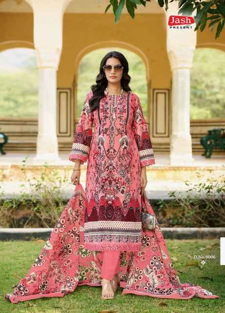 JASH BELLISHA VOL 9 PURE COTTON DRESS MATERIAL WHOLESALE PRICE ( 10 PCS CATALOGUE )