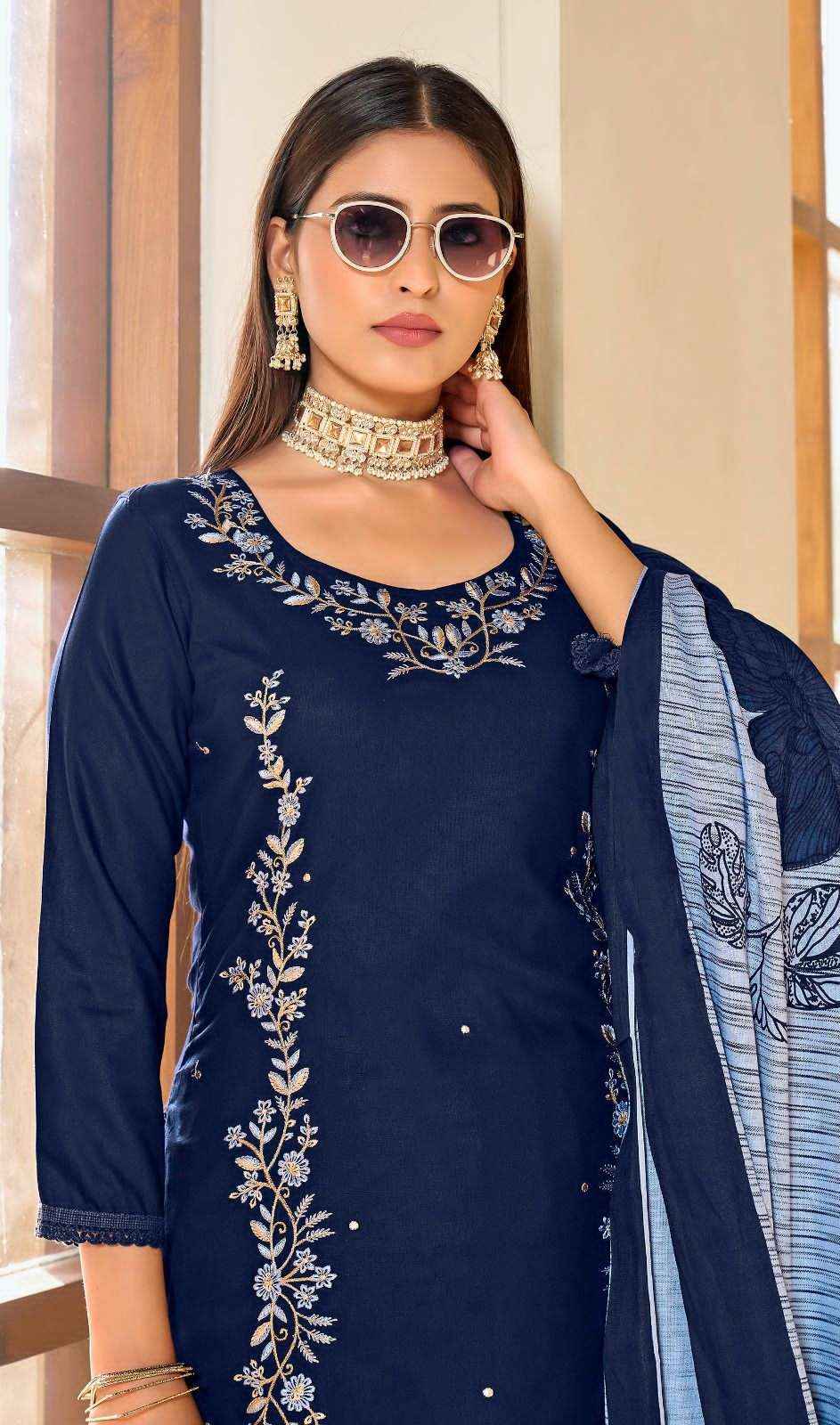 Jt Marigold Vol 4 Fancy Rayon Dress Material Surat Wholesale Online Shop ( 5 Pcs Catalog )