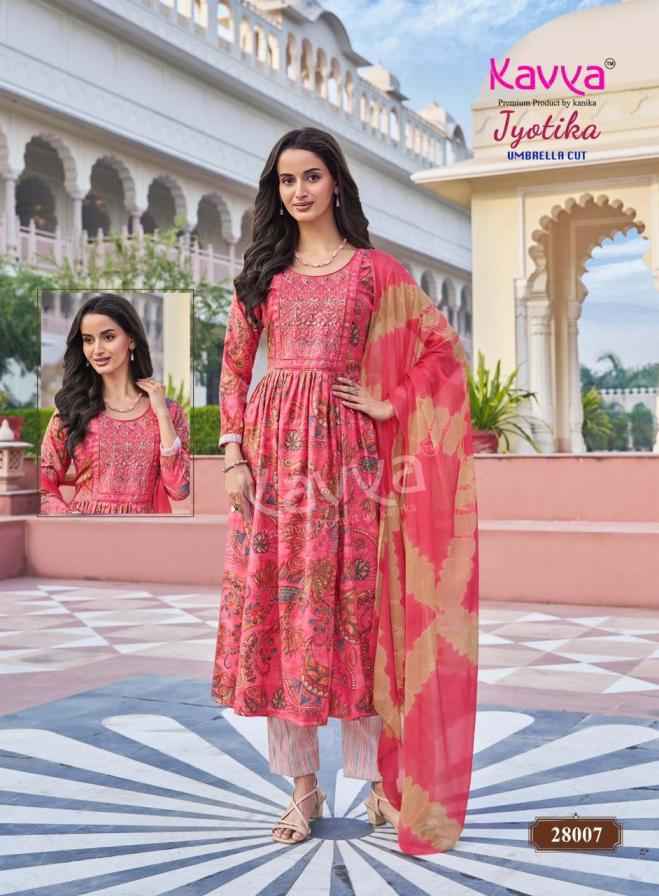 Kavya Jyotika Vol 28 Capsule Kurti Combo Set Wholesale Rate ( 10 Pcs Catalog )