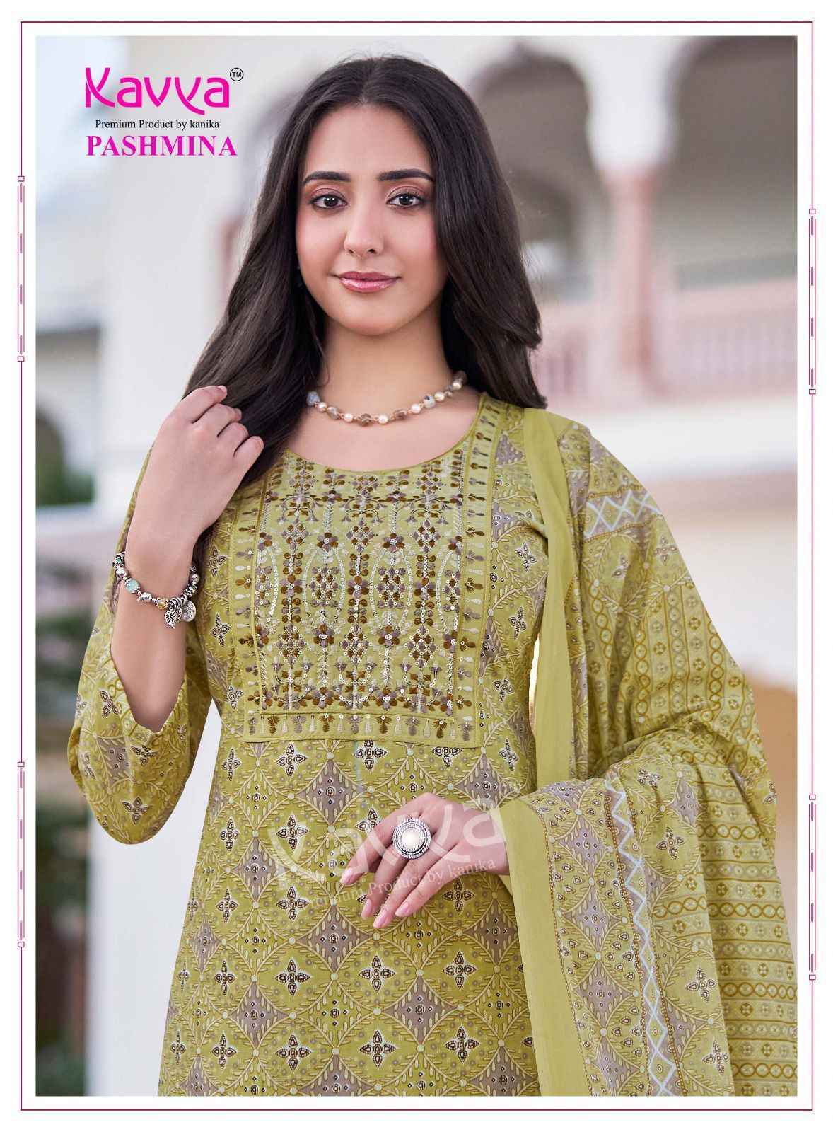 Kavya Pashmina Vol 18 Cotton Kurti Combo Set Wholesale Rate ( 10 Pcs Catalog )