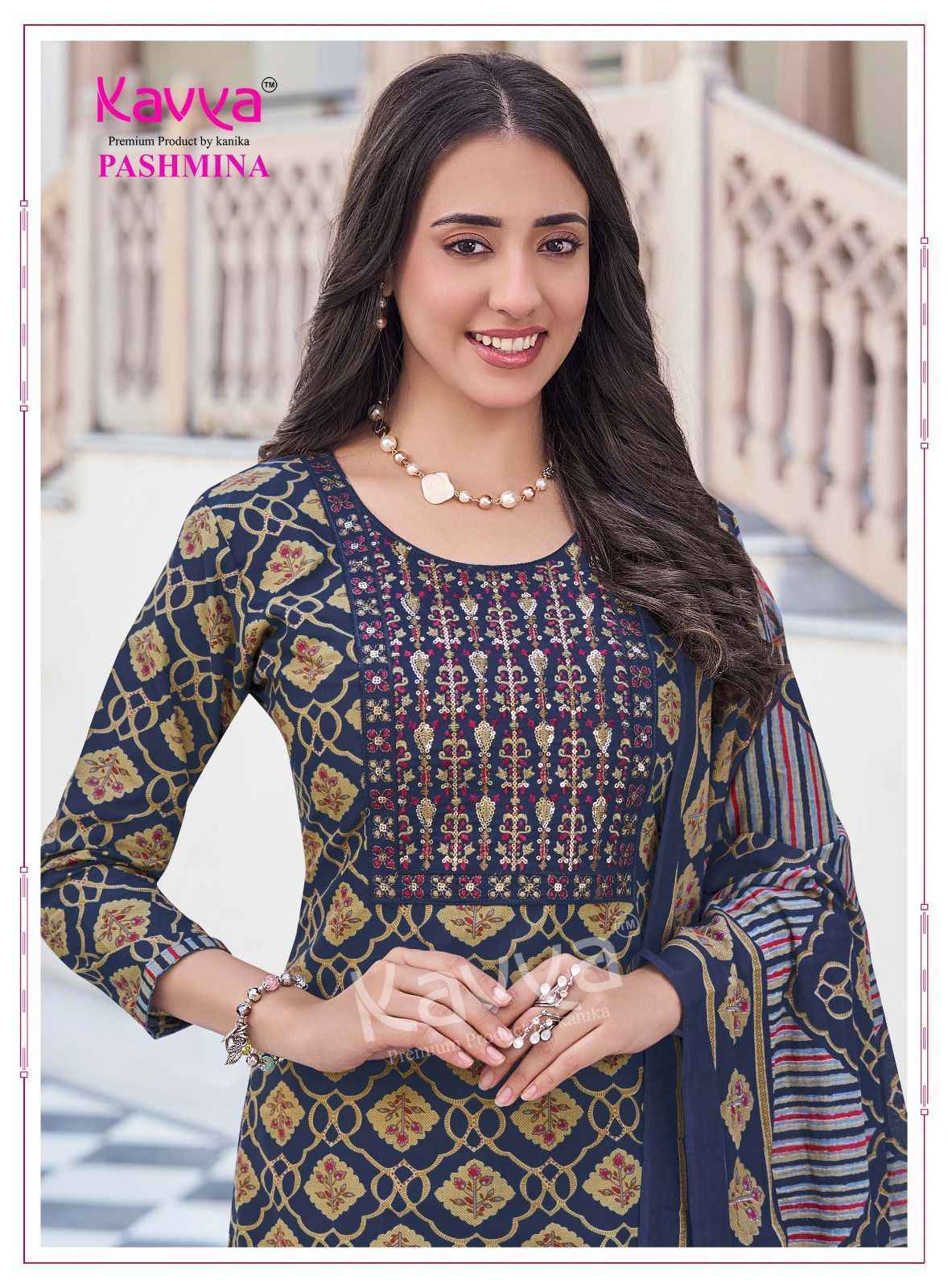 Kavya Pashmina Vol 18 Cotton Kurti Combo Set Wholesale Rate ( 10 Pcs Catalog )