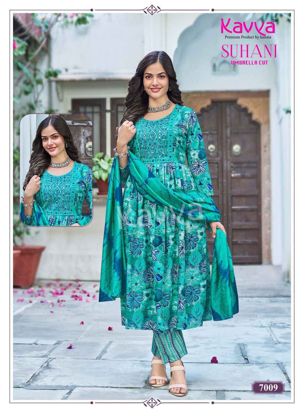 Kavya Suhani Vol 7 Viscose Kurti Combo Wholesale Rate ( 10 Pcs Catalog )