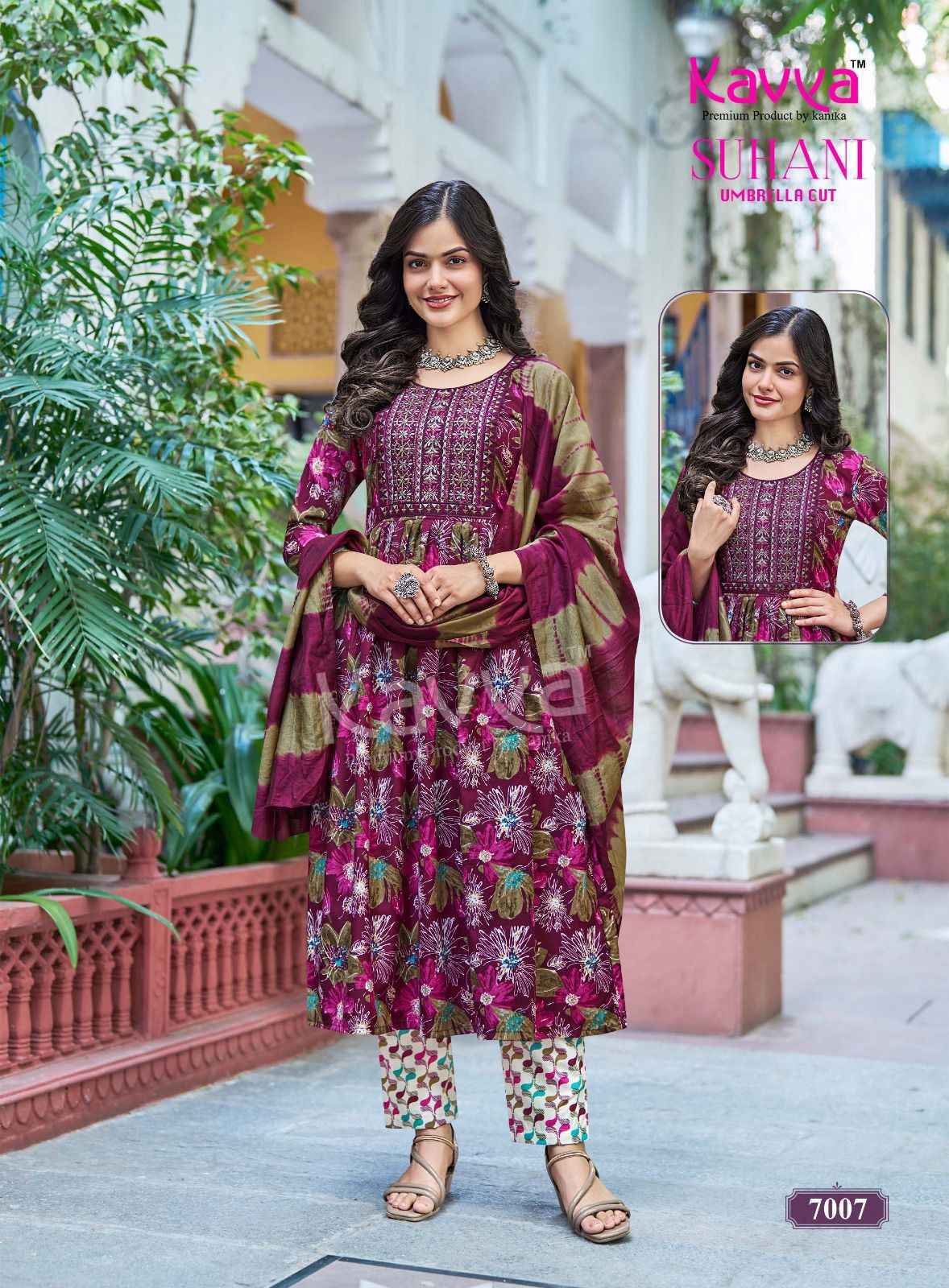 Kavya Suhani Vol 7 Viscose Kurti Combo Wholesale Rate ( 10 Pcs Catalog )