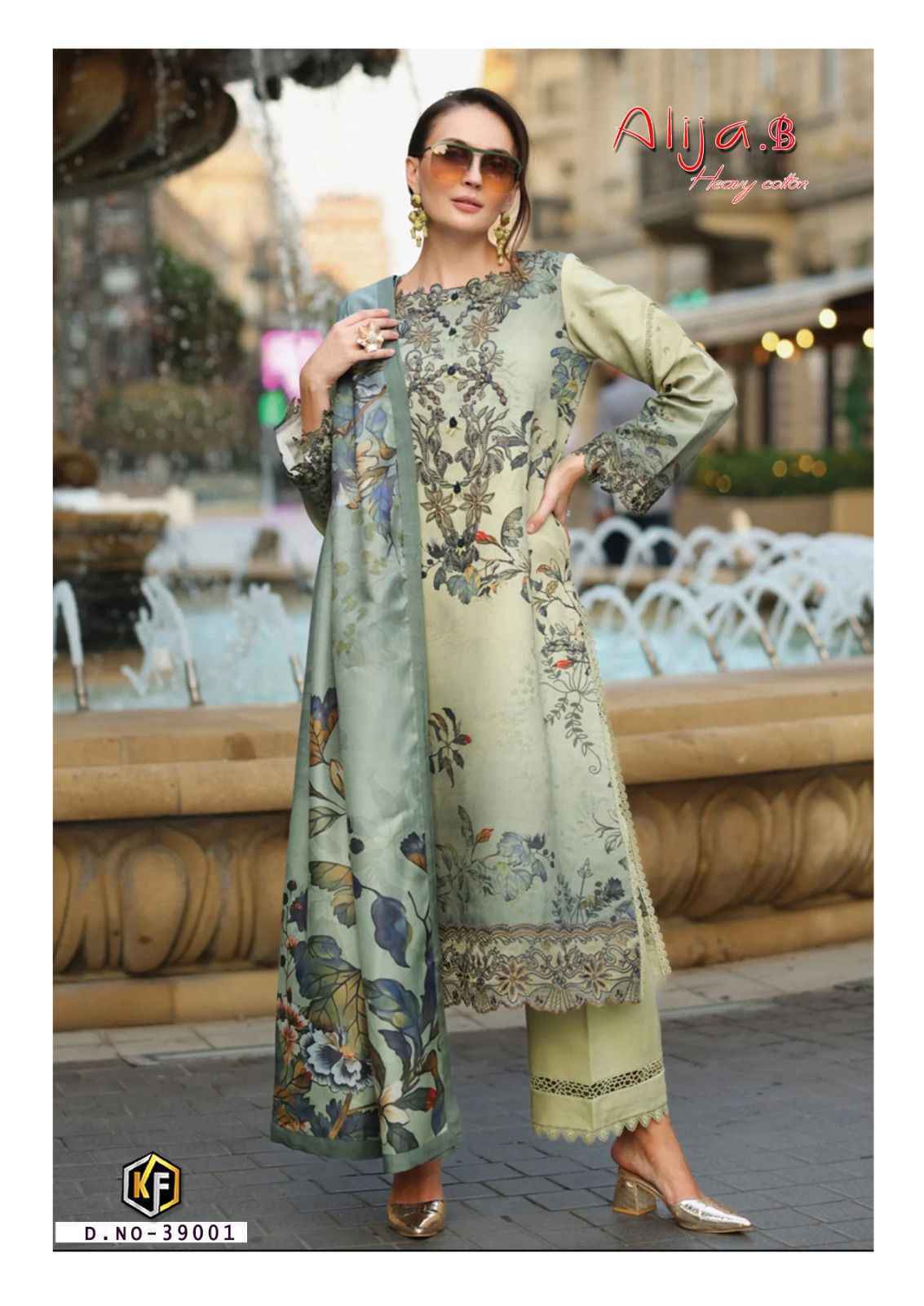 Keval Fab Alija B Vol 39 Cotton Dress Material Pakistani suits wholesale in surat ( 6 pcs Catalogue )