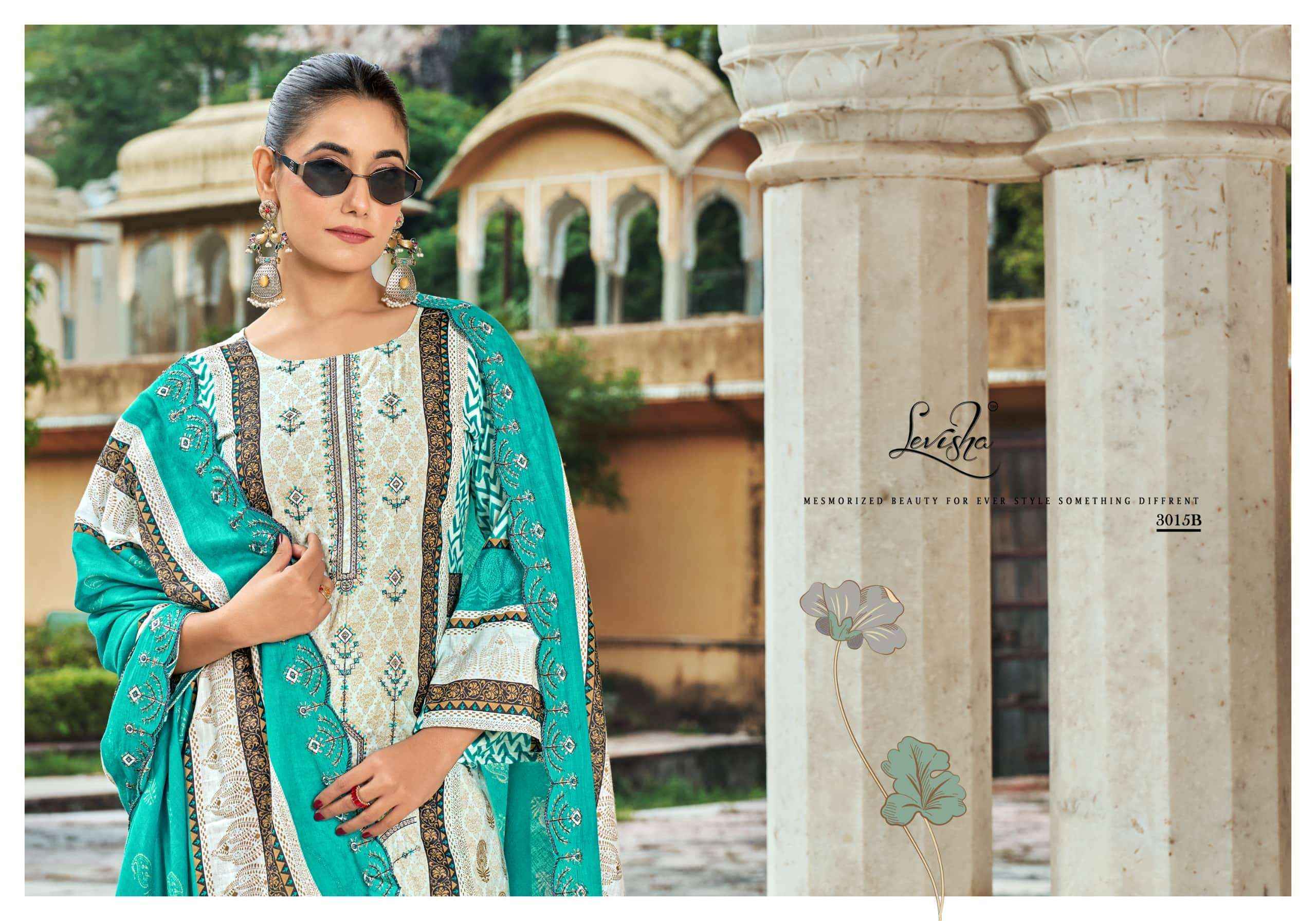 Levisha Bin Saeed Nx Vol 3 Cambric Cotton Dress Material Wholesale Price ( 6 Pcs Cataloue )