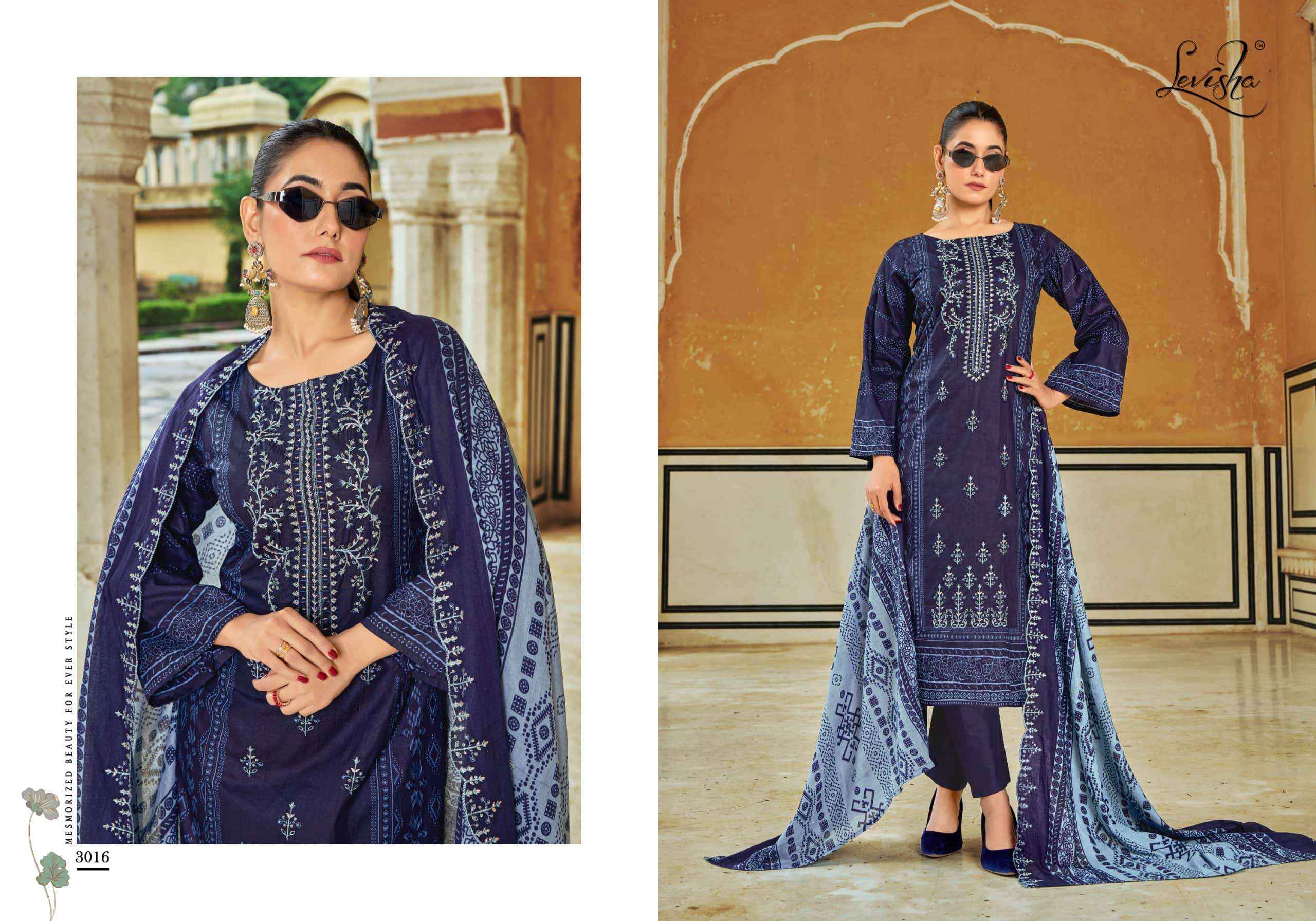 Levisha Bin Saeed Nx Vol 3 Exclusive Pakistani Style Cotton Salwar Kameez Wholesale Rate ( 6 Pcs Catalog )