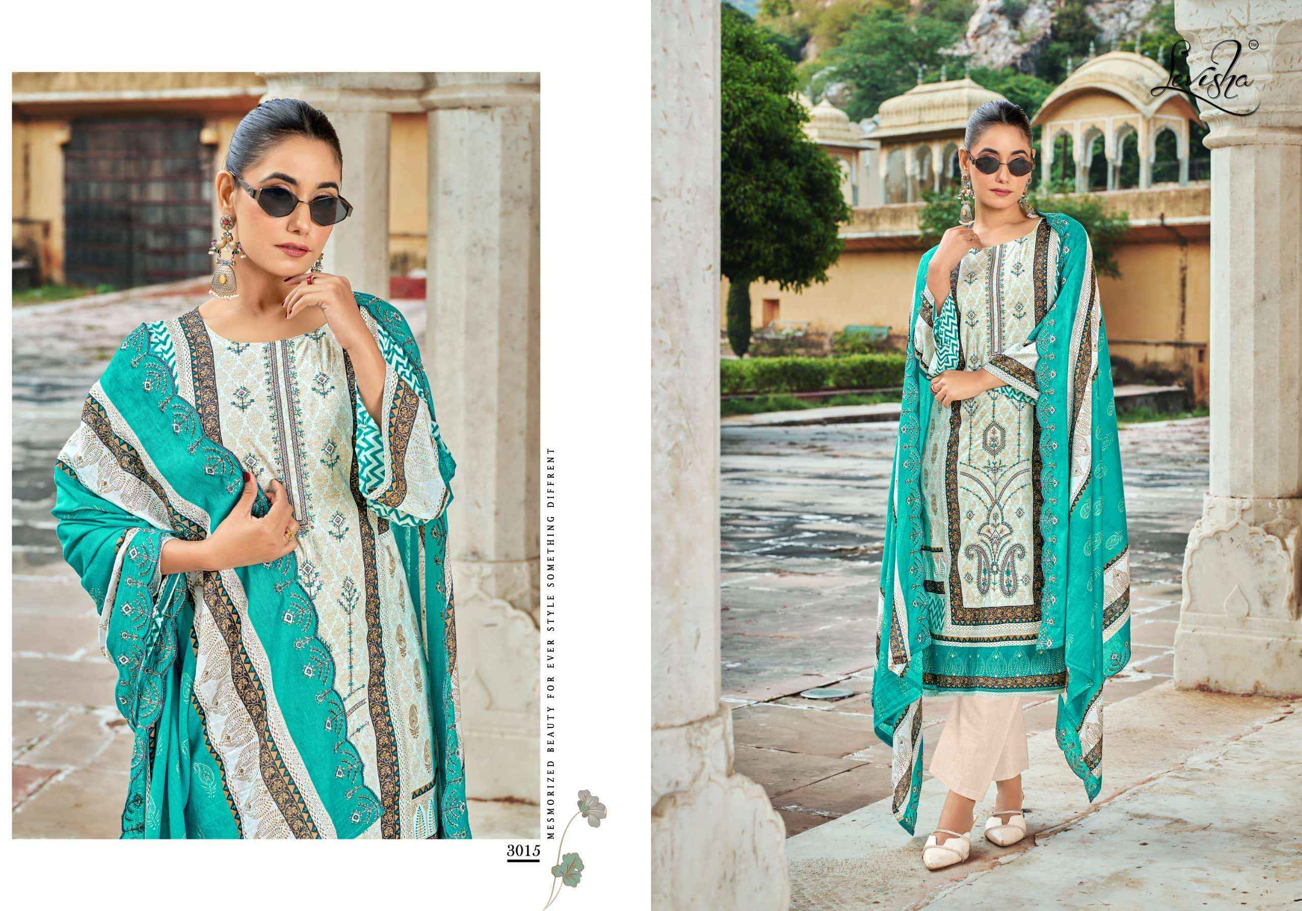 Levisha Bin Saeed Nx Vol 3 Exclusive Pakistani Style Cotton Salwar Kameez Wholesale Rate ( 6 Pcs Catalog )
