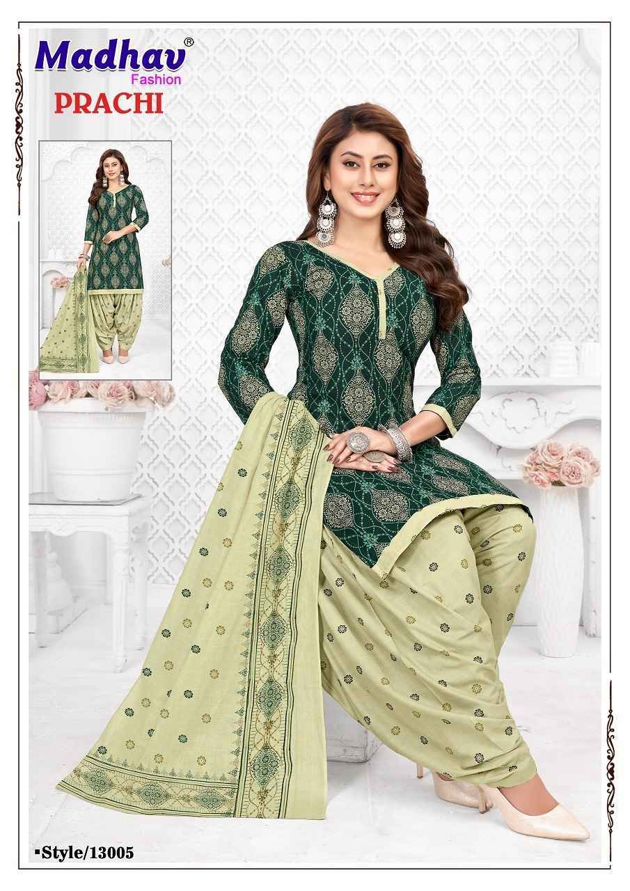 Madhav Fashion Prachi Vol-13 Cotton Dress Material Wholesale Price ( 10 pcs Catalogue )