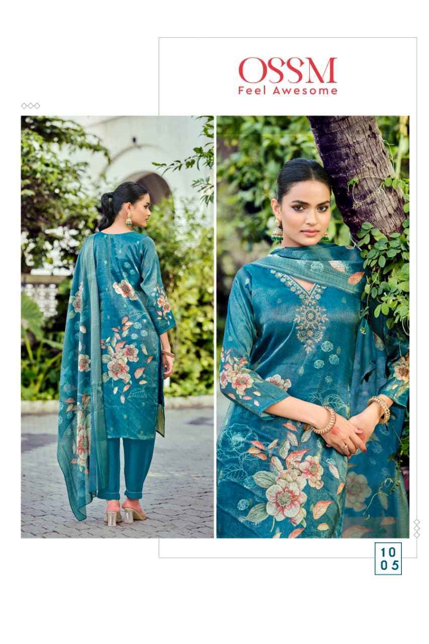 Ossm Golabo Simmer Silk Kurti Combo Set Wholesale Rate ( 6 Pcs Catalog )