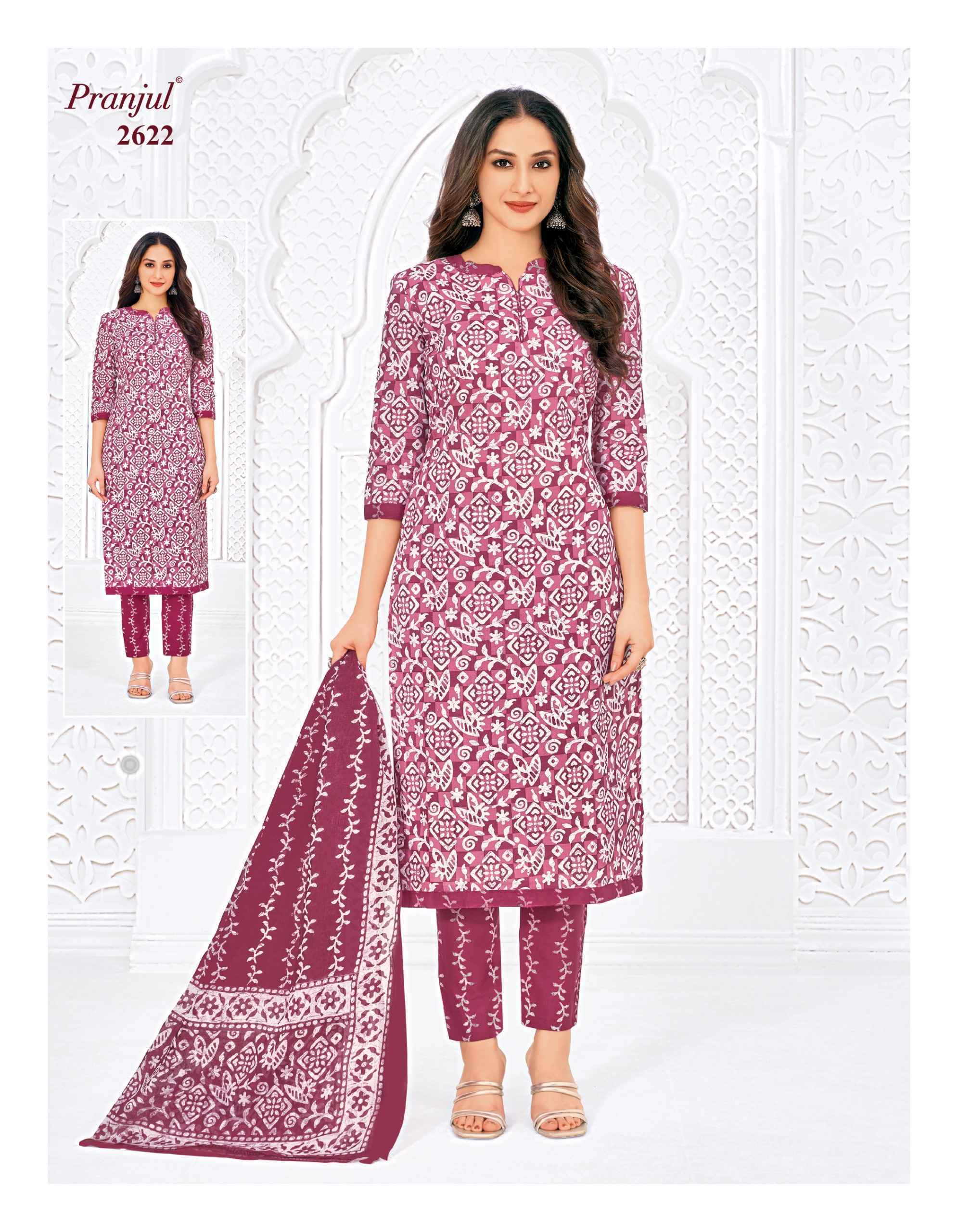 Pranjul Priyanka Vol 26 Printed Heavy Cotton Ladies Dress Exporters